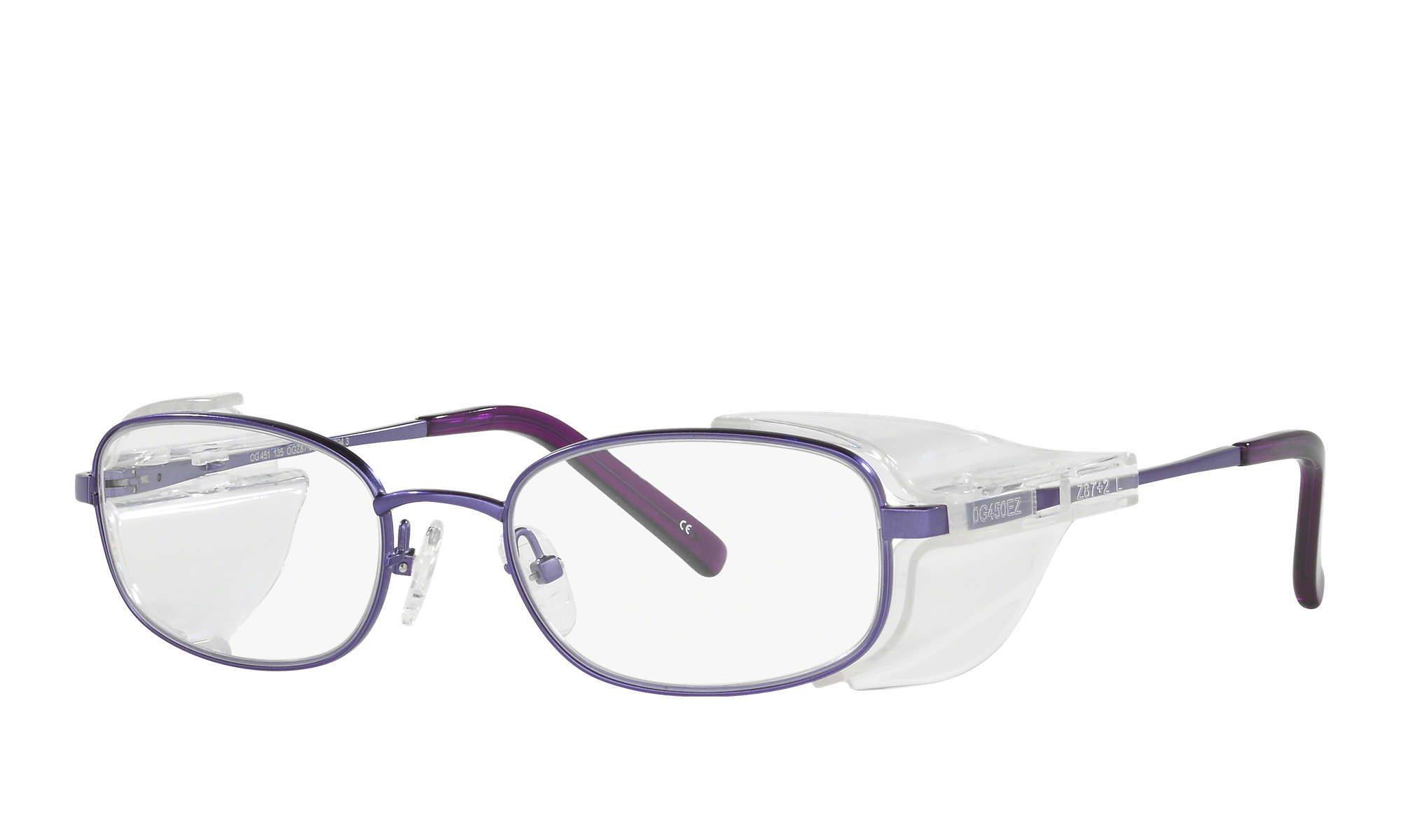 On Guard OG451 EZ Purple Eyeglasses Free Shipping