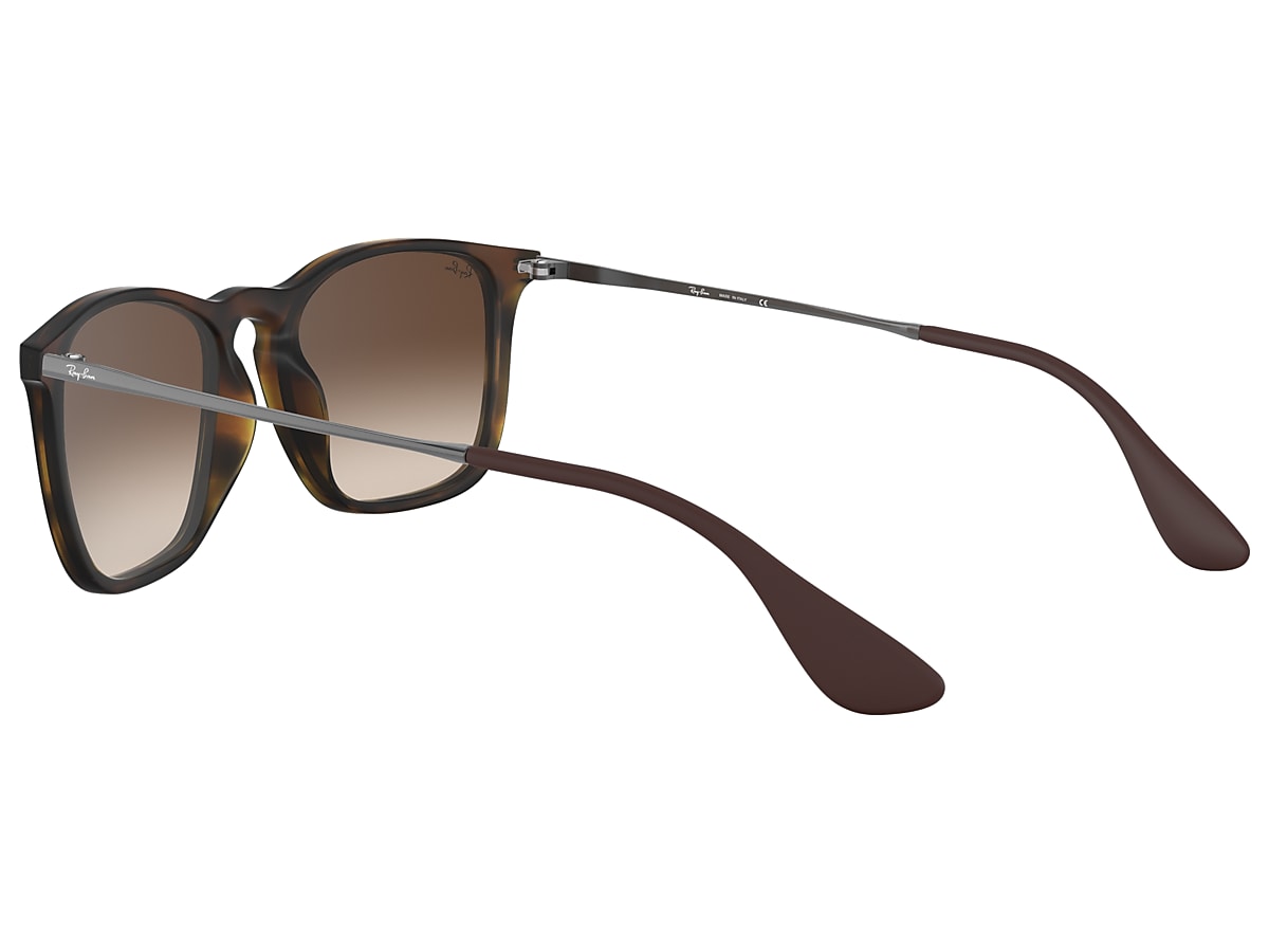 小物 Ray-Ban RB4187F CHRIS Ray-Ban RB4187 Chris M (54 - 18) with Grey lenses and Blue