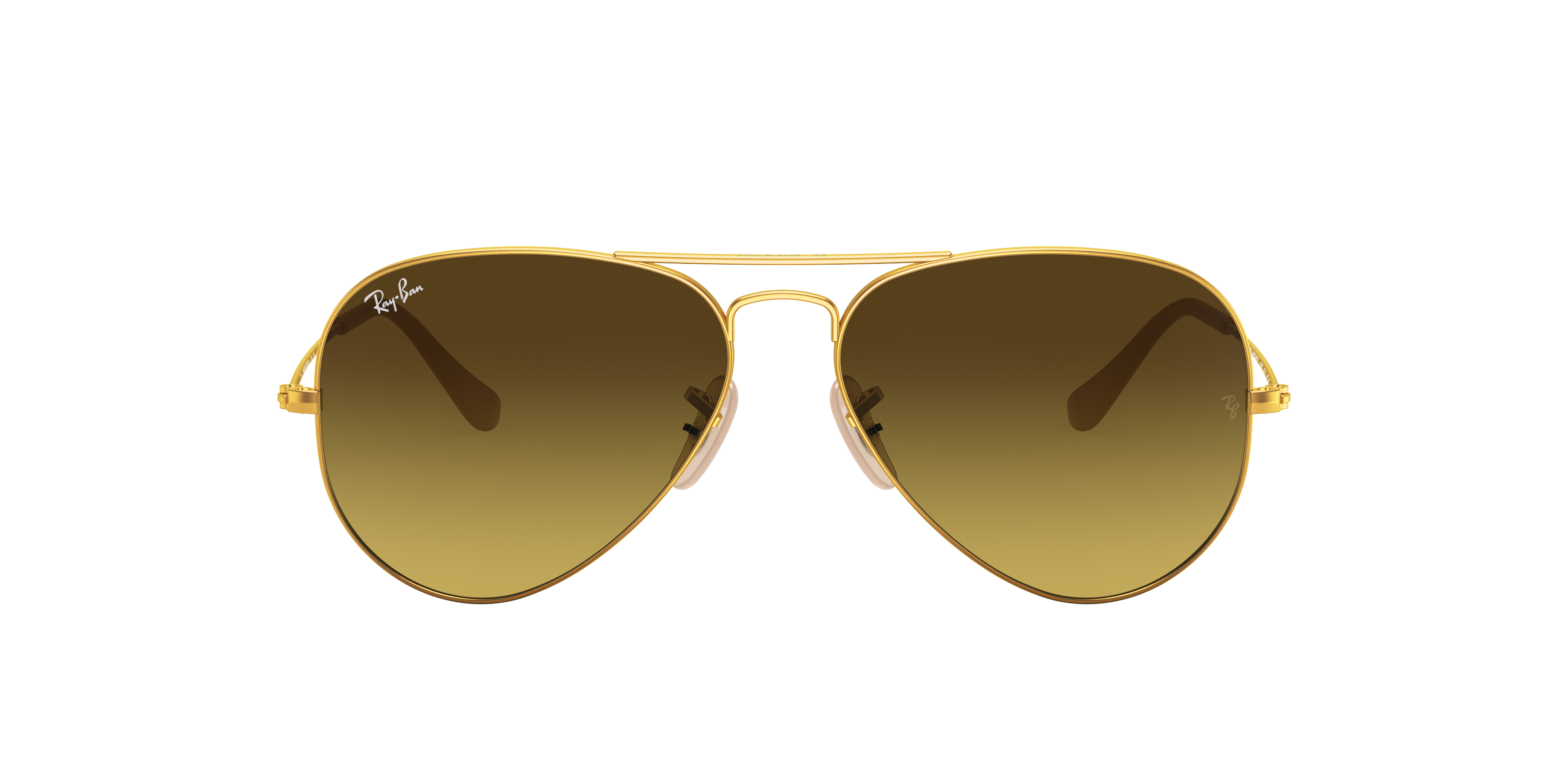 Buy Equal Brown Color Sunglasses Aviator Shape Full Rim Gold Frame Online