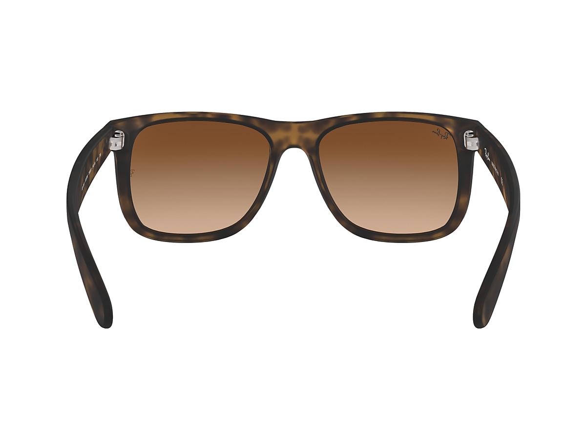 JUSTIN CLASSIC Sunglasses in Rubber Black and Grey - RB4165F