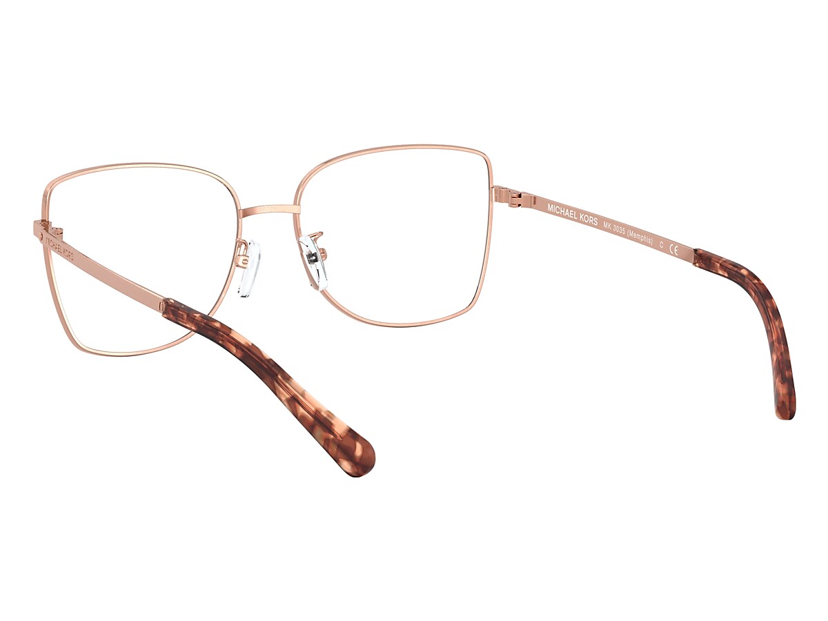 Michael Kors Rose Gold Eyeglasses | Glasses.com® | Free Shipping