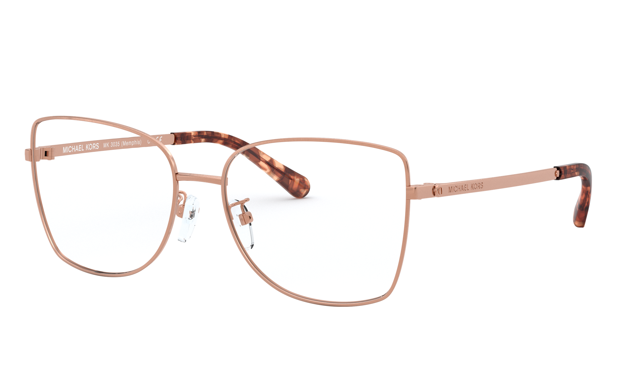 Michael Kors Mk3035 Memphis Rose Gold Eyeglasses ® Free Shipping