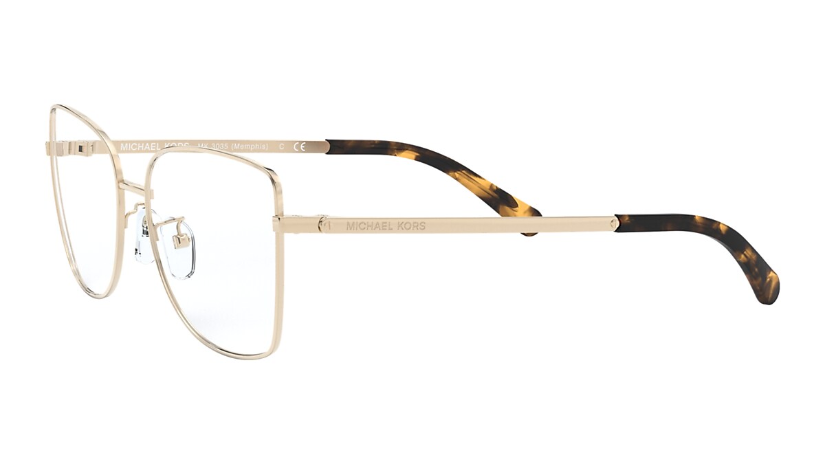 Michael Kors Light Gold Eyeglasses | Glasses.com® | Free Shipping