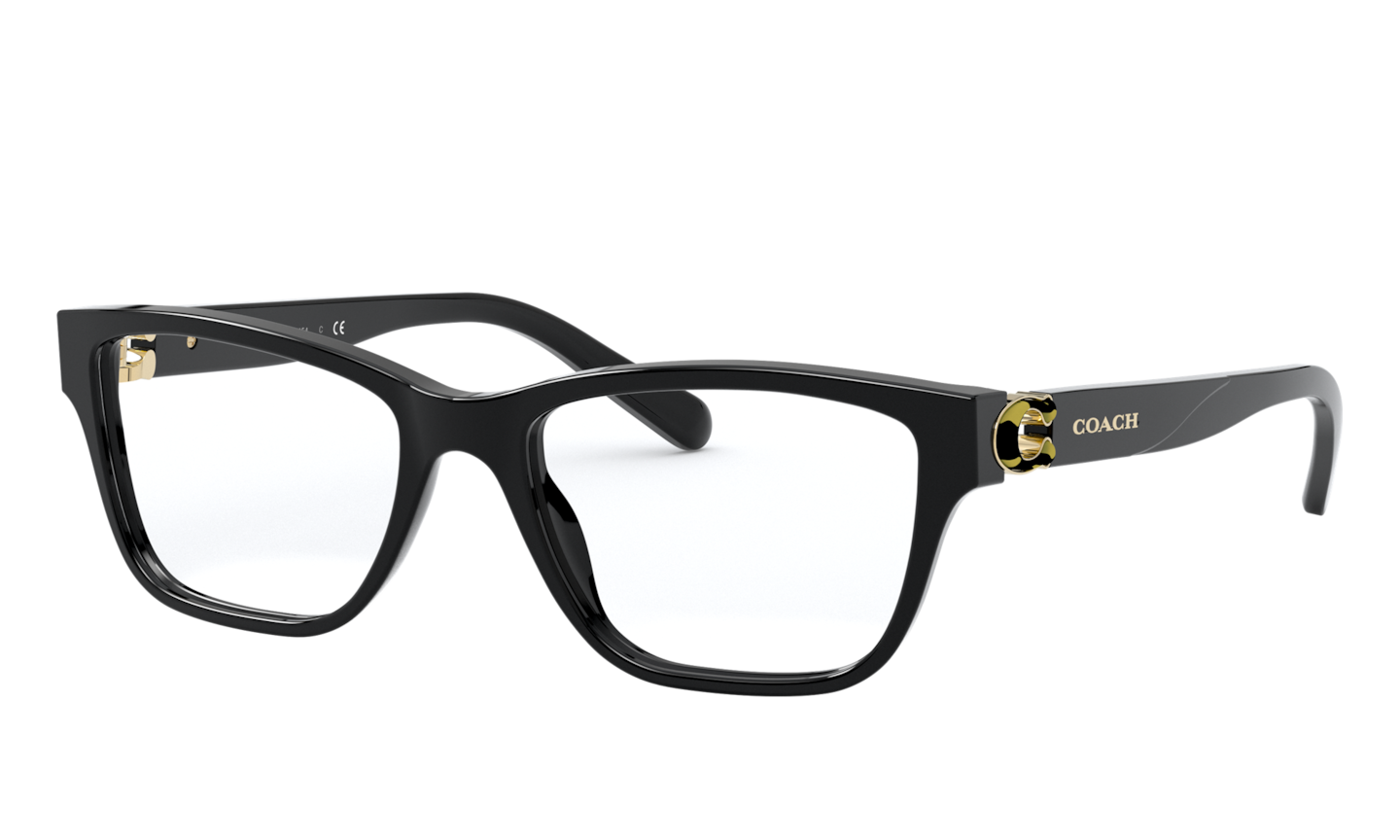 Coach HC6154 Black Eyeglasses | Glasses.com® | Free Shipping