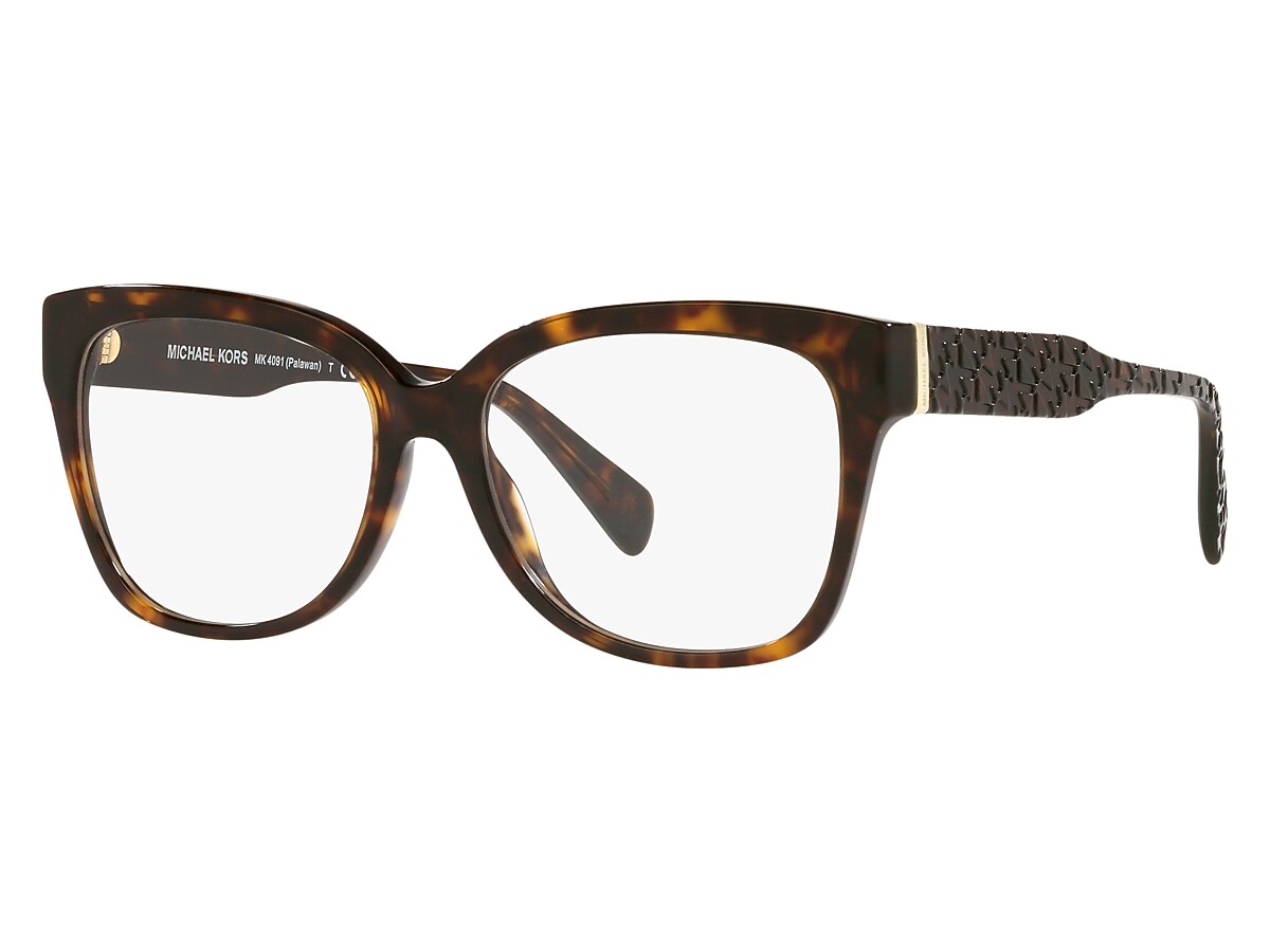 Michael Kors Dark Tortoise Eyeglasses | Glasses.com® | Free Shipping 
