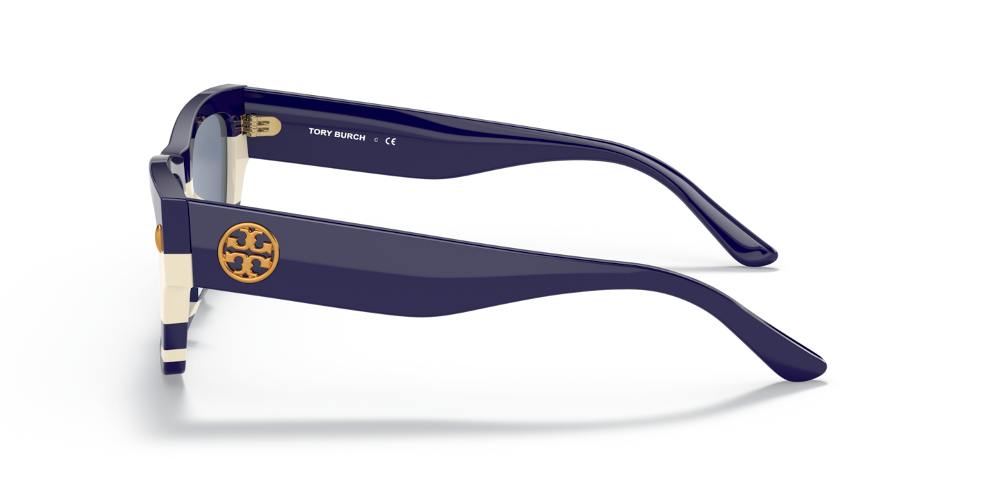 Tory burch clearance navy blue sunglasses