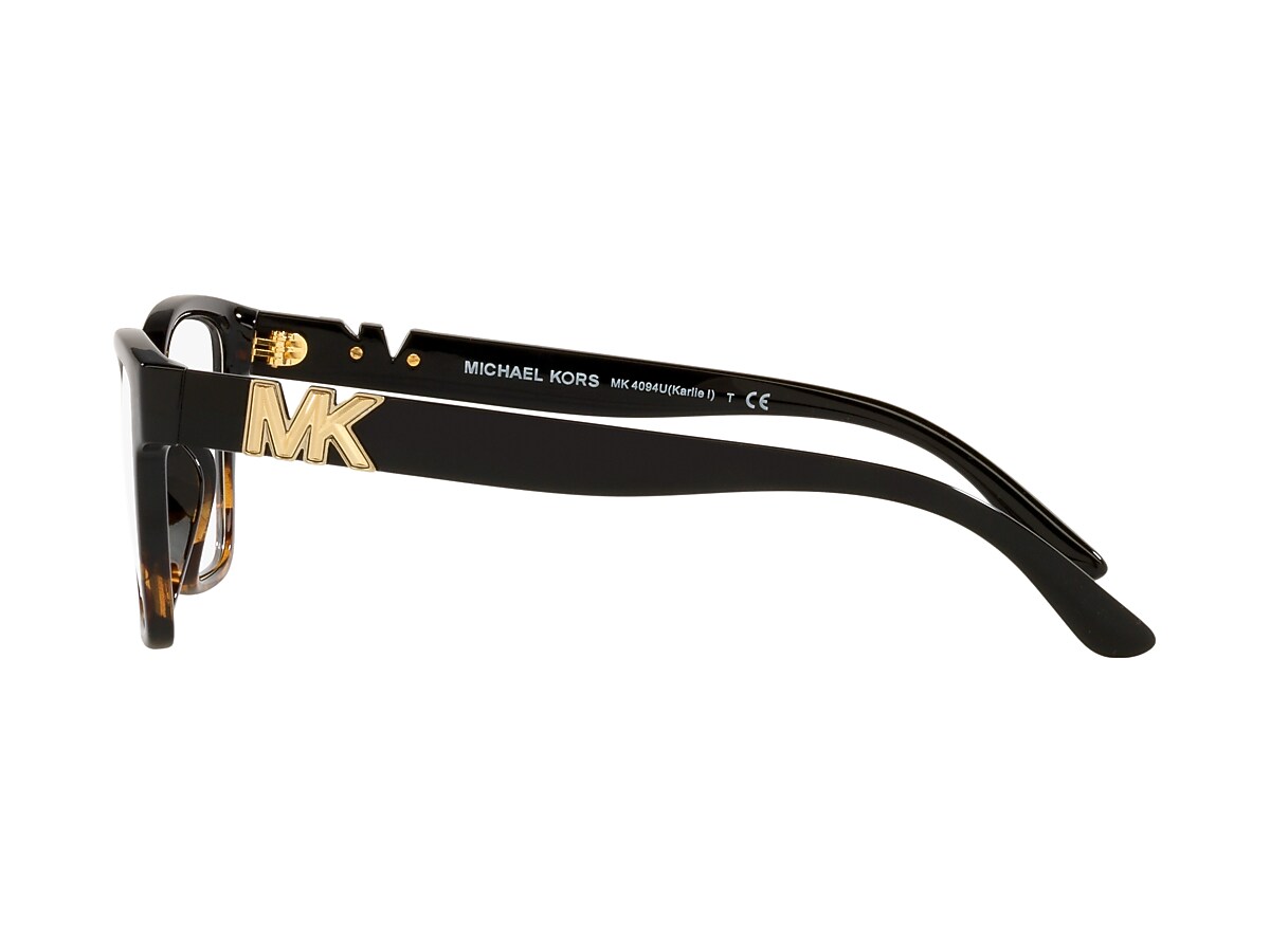 Michael Kors Black/Dark Tortoise Eyeglasses | Glasses.com® | Free 
