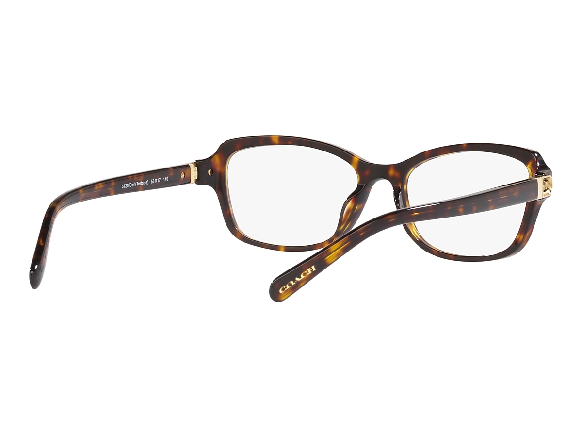 Coach dark tortoise sales eyeglasses