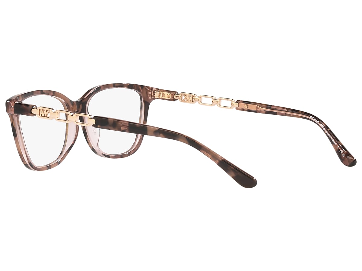 Michael Kors Pink Tortoise Eyeglasses | Glasses.com® | Free Shipping