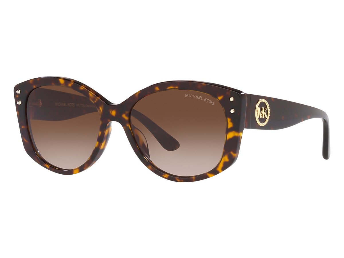 Michael Kors Dark Tortoise Sunglasses | Glasses.com® | Free Shipping