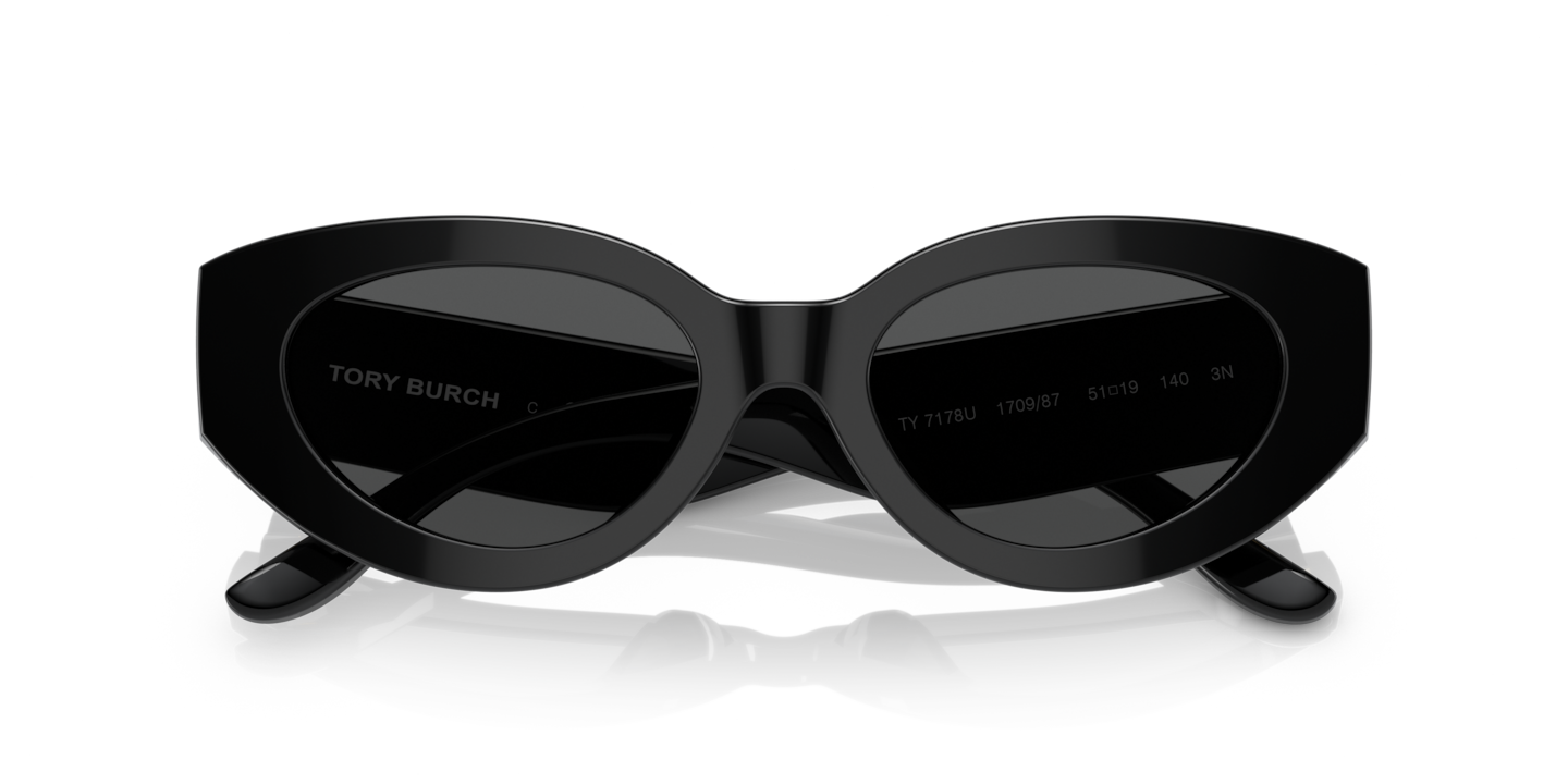 Tory Burch Black Sunglasses | Glasses.com® | Free Shipping