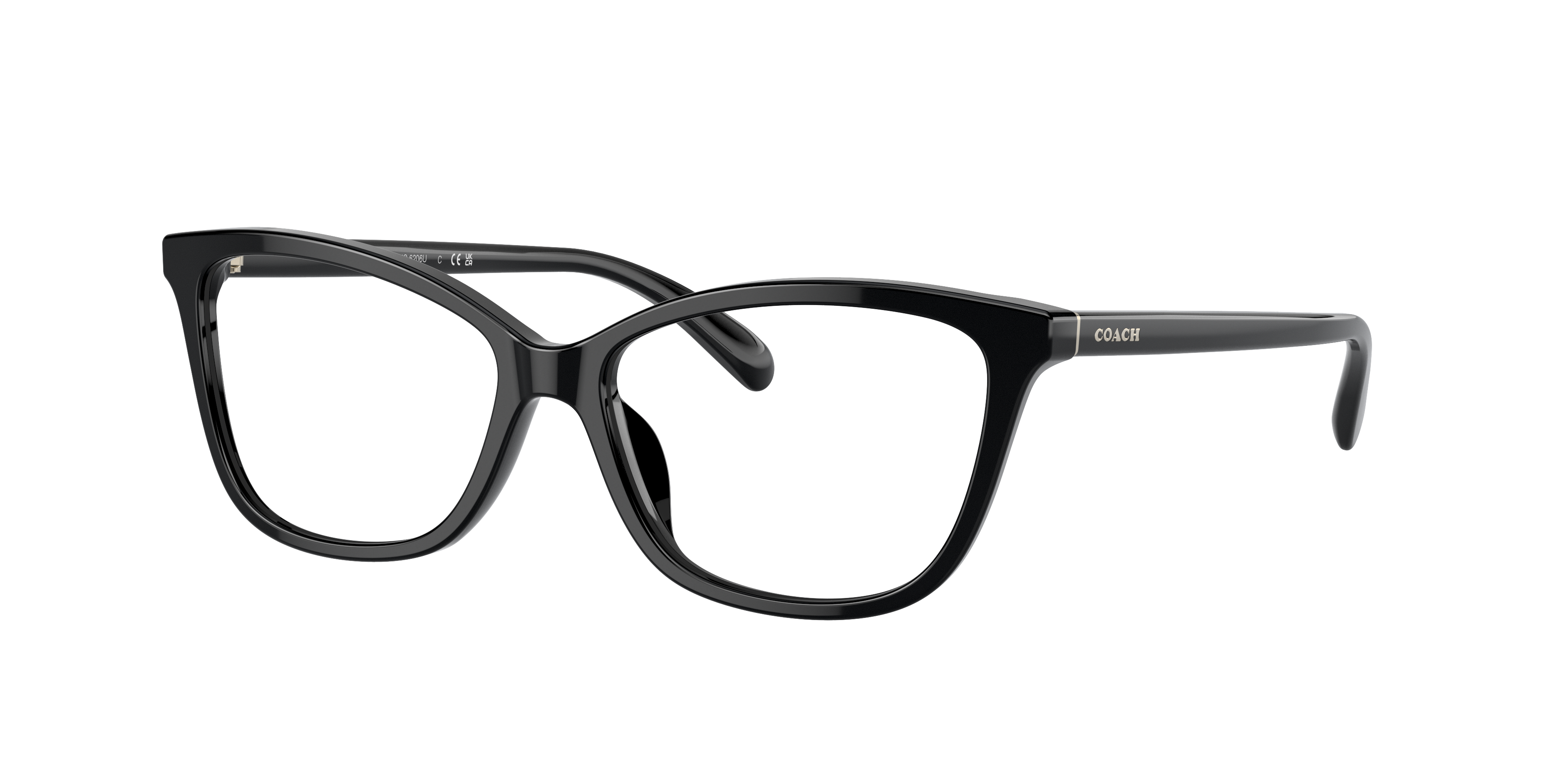 Coach HC6206U Black Eyeglasses | Glasses.com® | Free Shipping