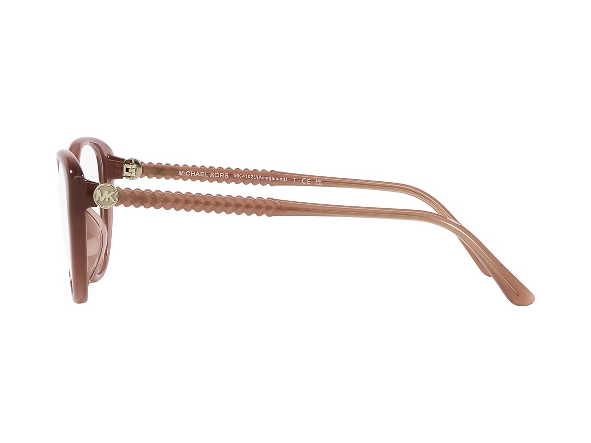 Michael Kors キャットアイクラス AMAGANSETTMK4102U 3548S Michael Kors™ Amagansett MK4102U Cat-Eye Eyeglasses | EyeOns.com