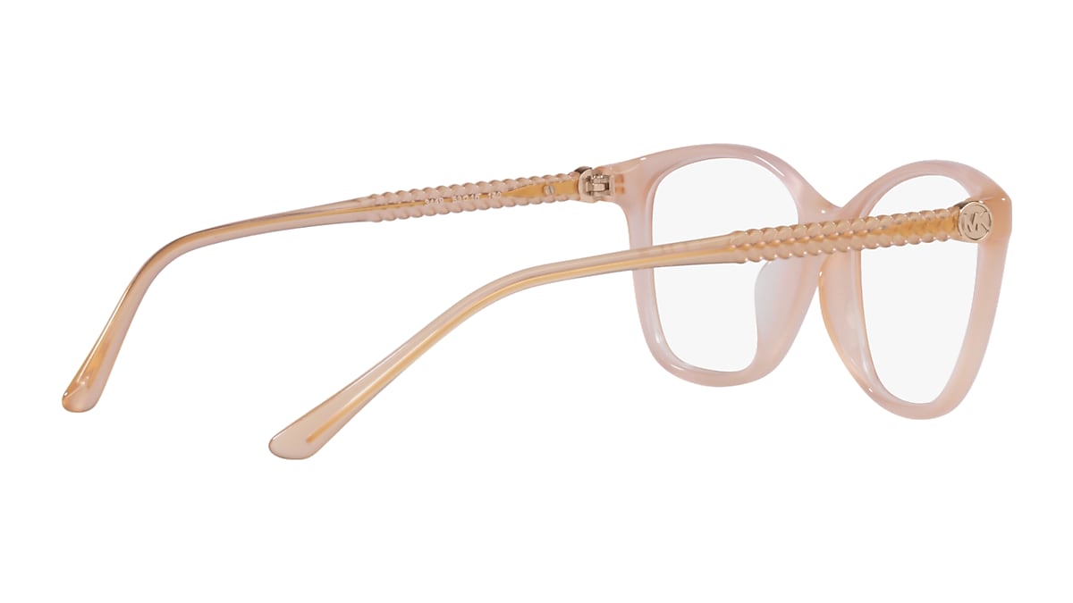 Michael Kors Milky Pink Eyeglasses | Glasses.com® | Free Shipping