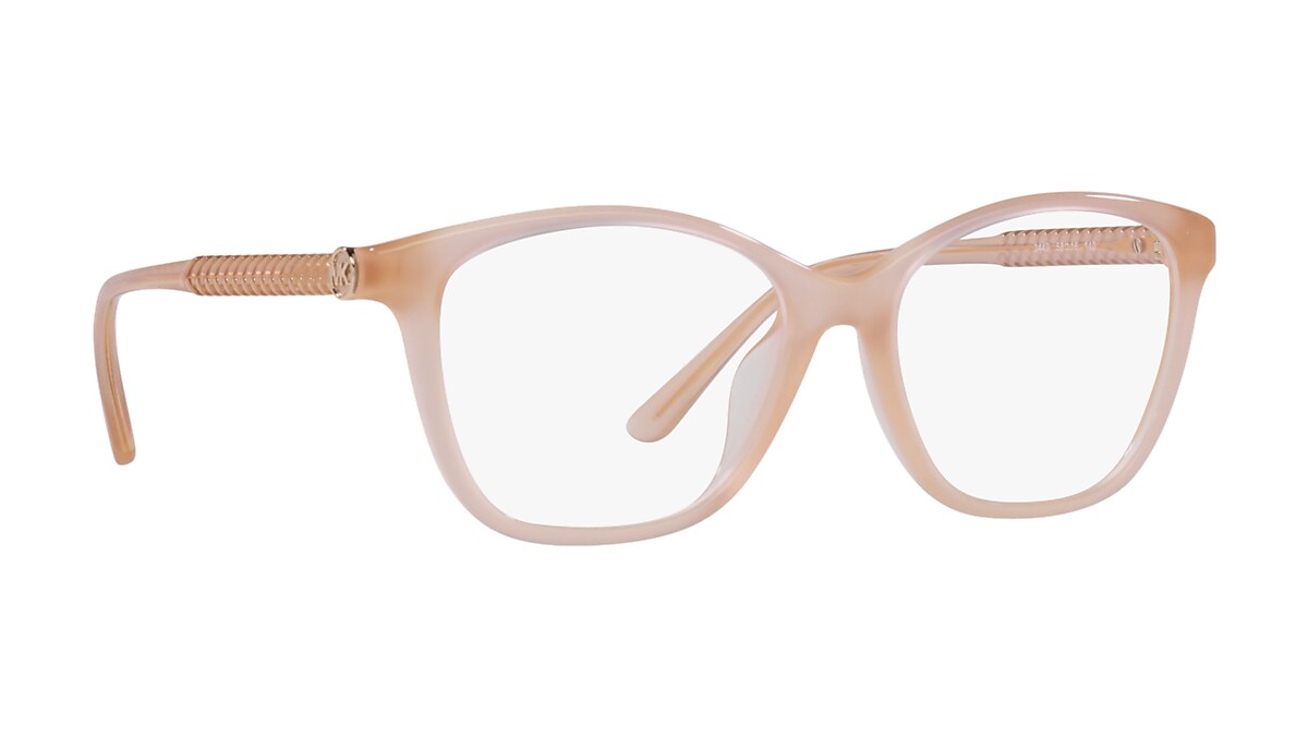 Michael Kors Milky Pink Eyeglasses | Glasses.com® | Free Shipping