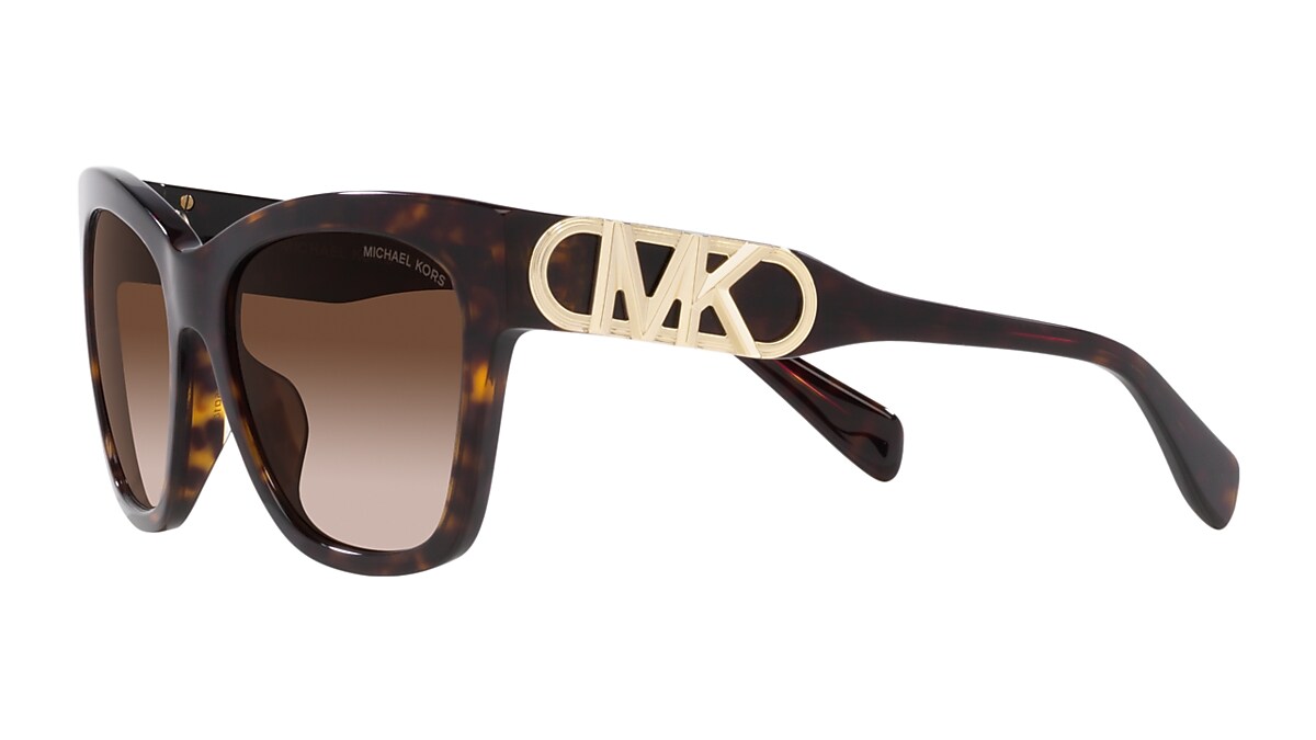 Michael Kors Dark Tortoise Sunglasses | Glasses.com® | Free Shipping