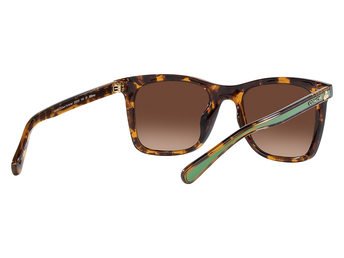 Coach HC8374U Women's Prescription Sunglasses, in Dark Tortoise