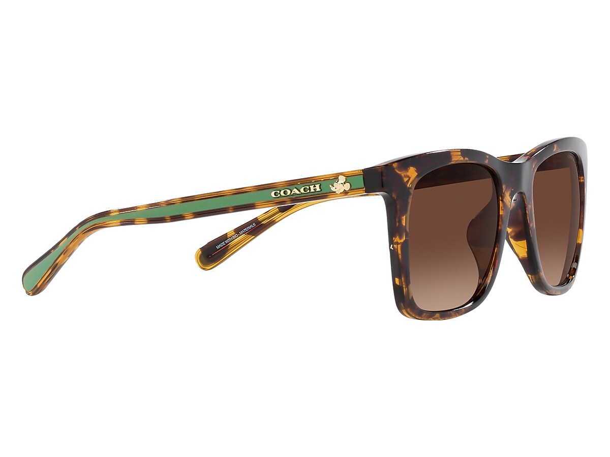 Coach HC8374U Women's Prescription Sunglasses, in Dark Tortoise