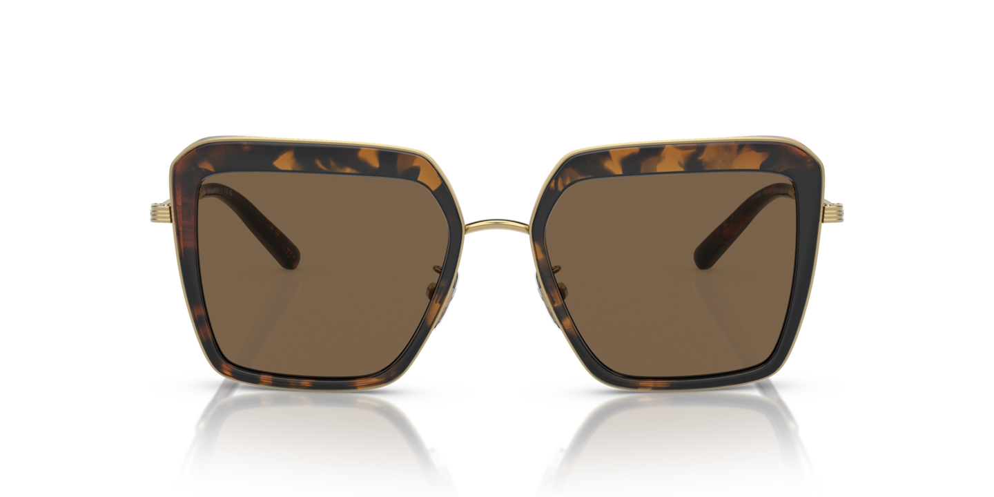 Tory Burch Dark Tortoise Sunglasses | Glasses.com® | Free Shipping