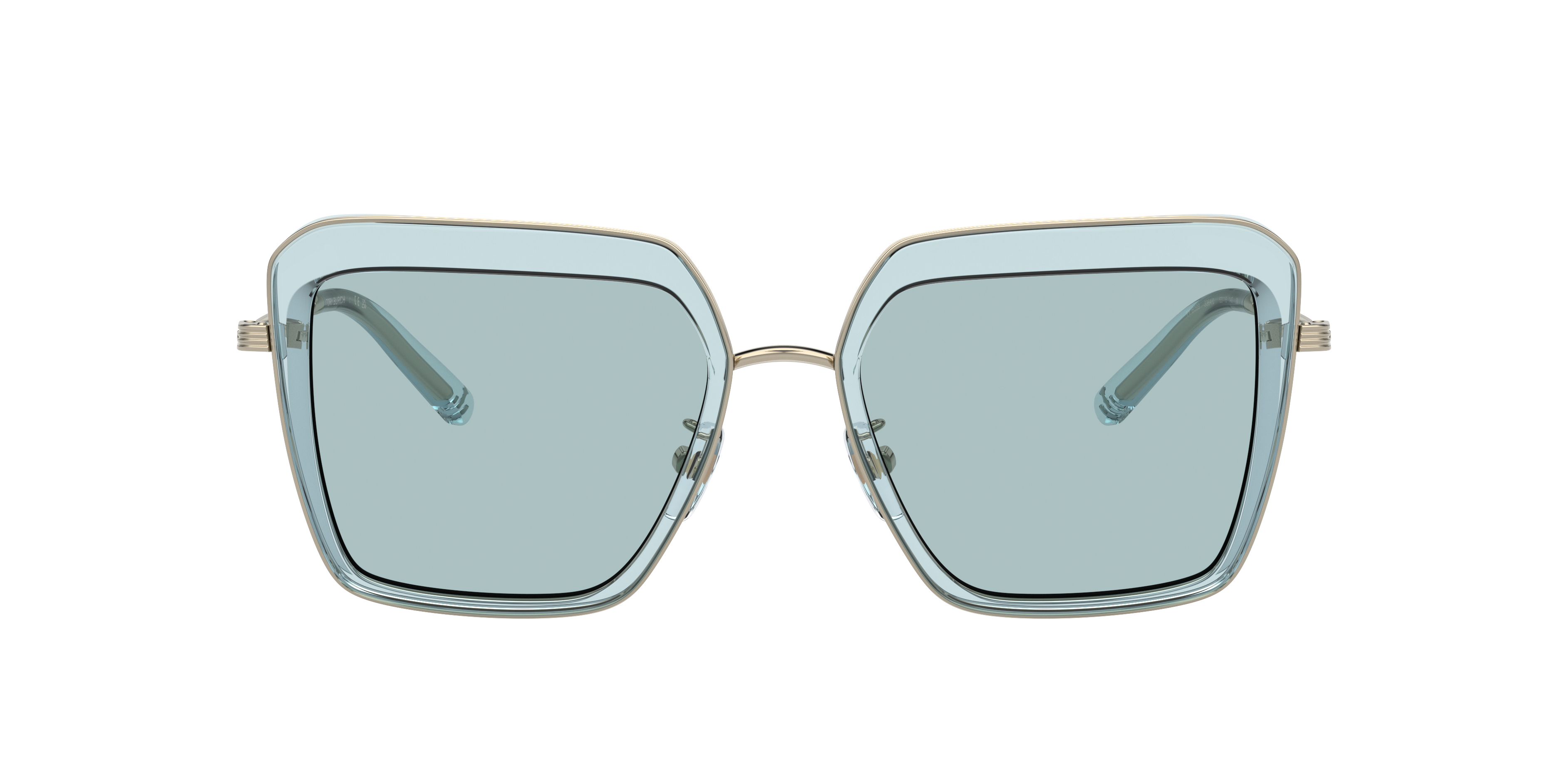 Buy Ray-Ban Transparent Light Blue Sunglasses 0RB4397 Irregular Blue Frame  Brown Lens (54) Online