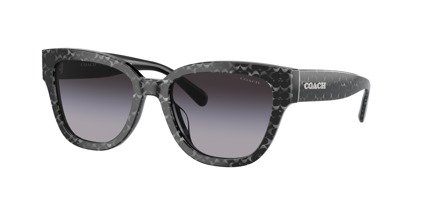 JIMMY CHOO Dark Grey Gradient Square Ladies Sunglasses