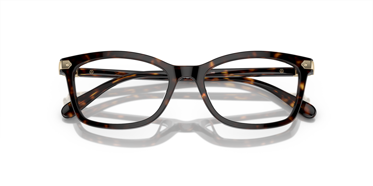 Coach Dark Tortoise Eyeglasses | Glasses.com® | Free Shipping