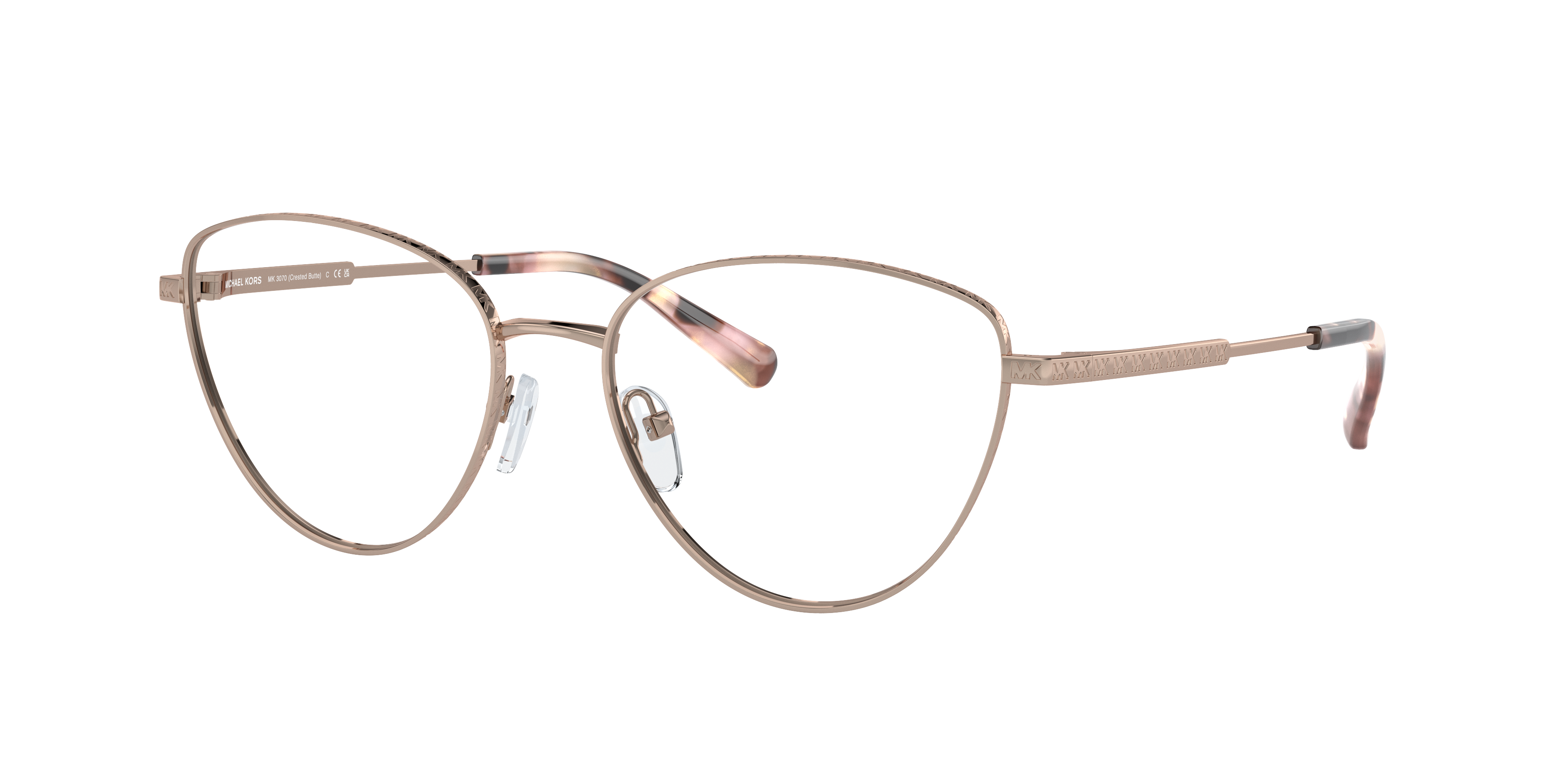 Michael Kors MK3070 Crested Butte Rose Gold Eyeglasses | Glasses.com ...