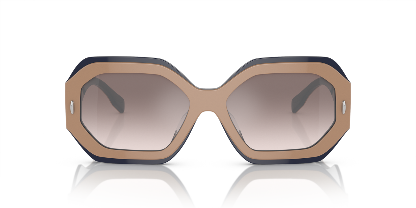 Tory Burch Navy Beige Sunglasses | Glasses.com® | Free Shipping