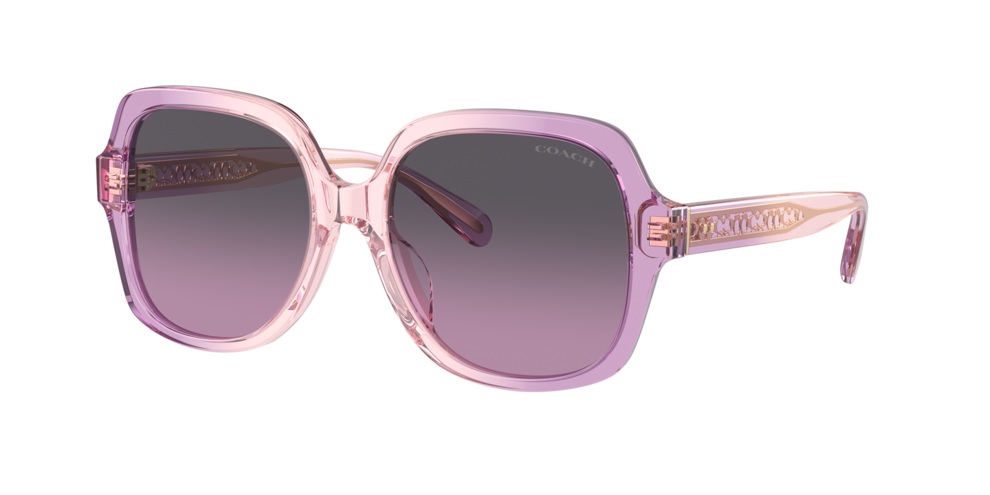 Coach Amethyst Pink Gradient Sunglasses Glasses Free Shipping