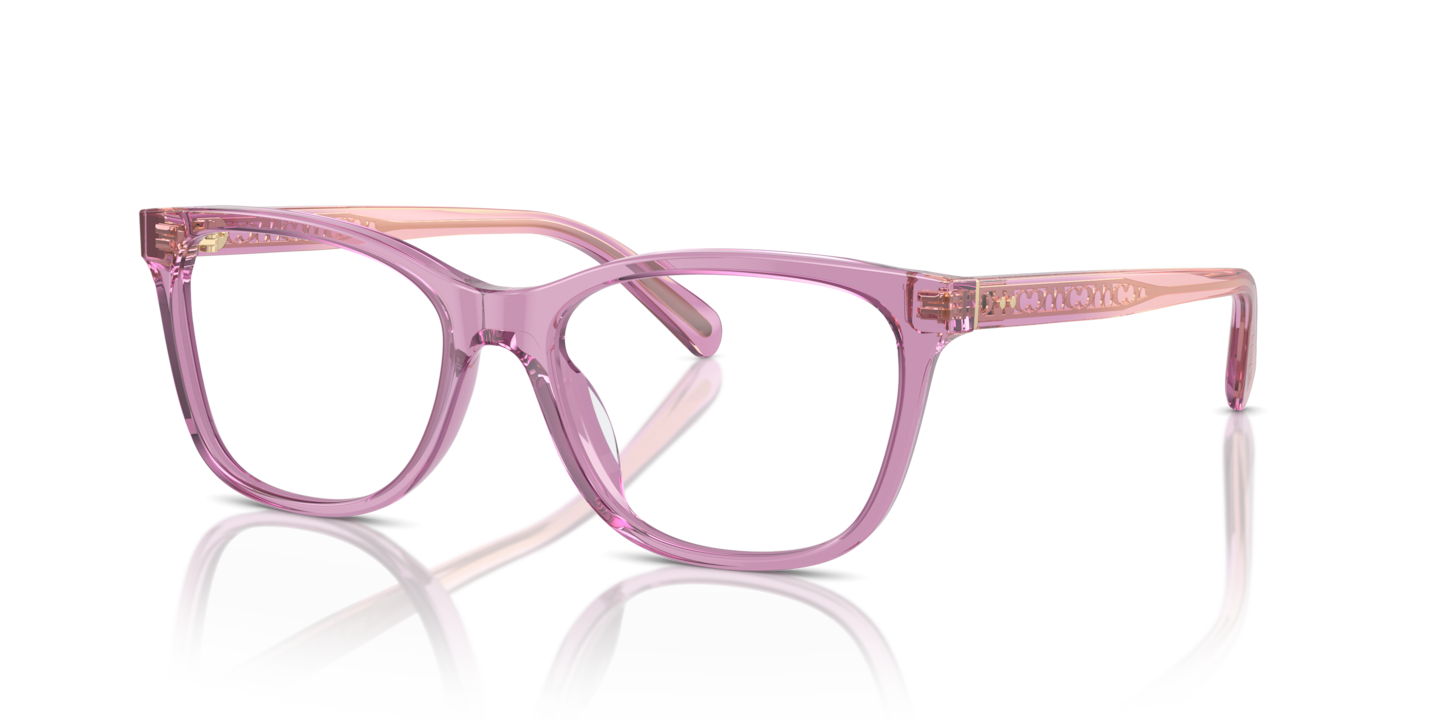 Purple coach glasses on sale