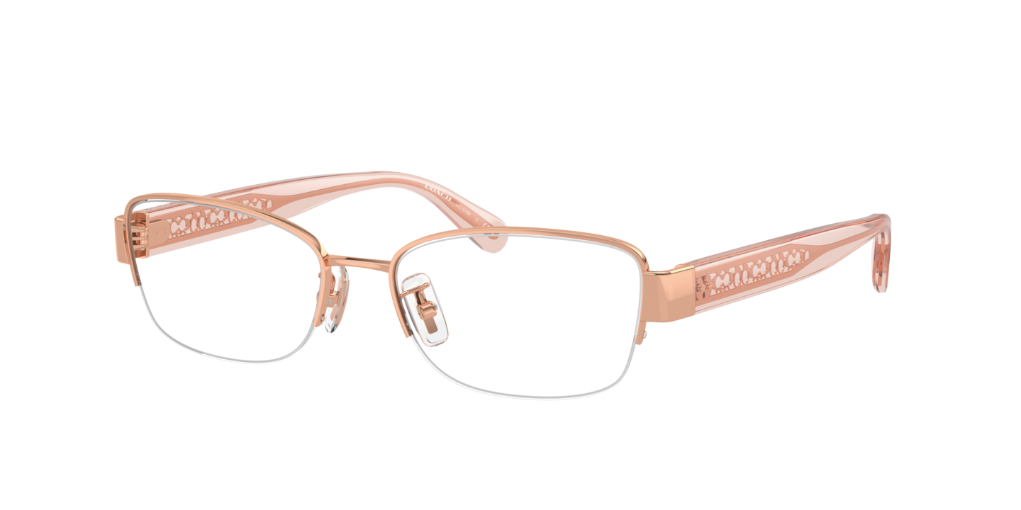 Coach Shiny Rose Gold Eyeglasses Glasses Free Shipping