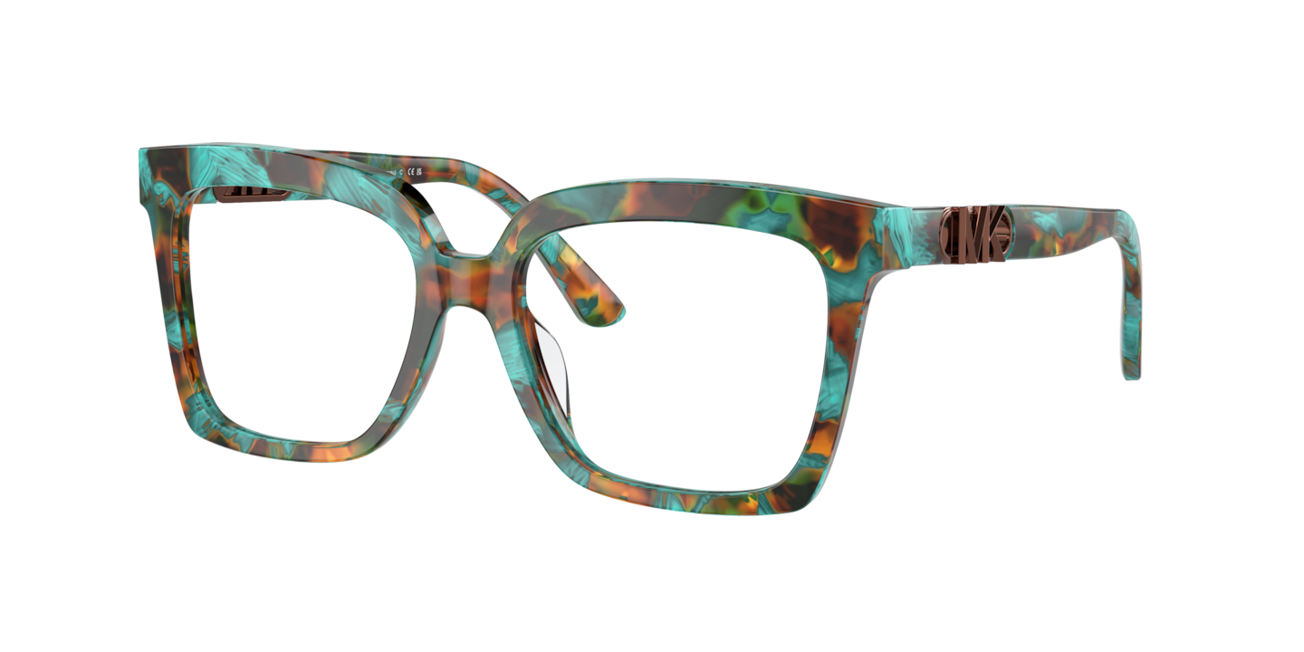 Michael Kors MK4119U Nassau Teal Graphic Tortoise