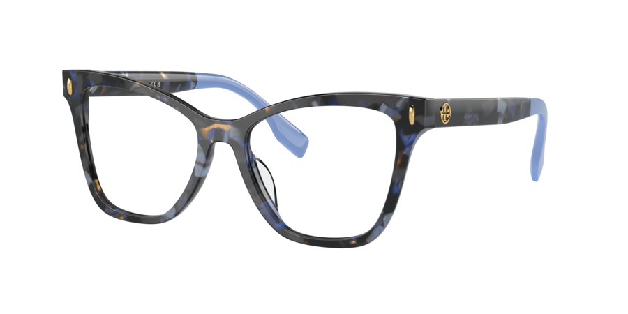 Tory Burch Eyeglasses TY 1040 3031 Navy on sale Blue&Gold Rectangular Frame 53[]18 135