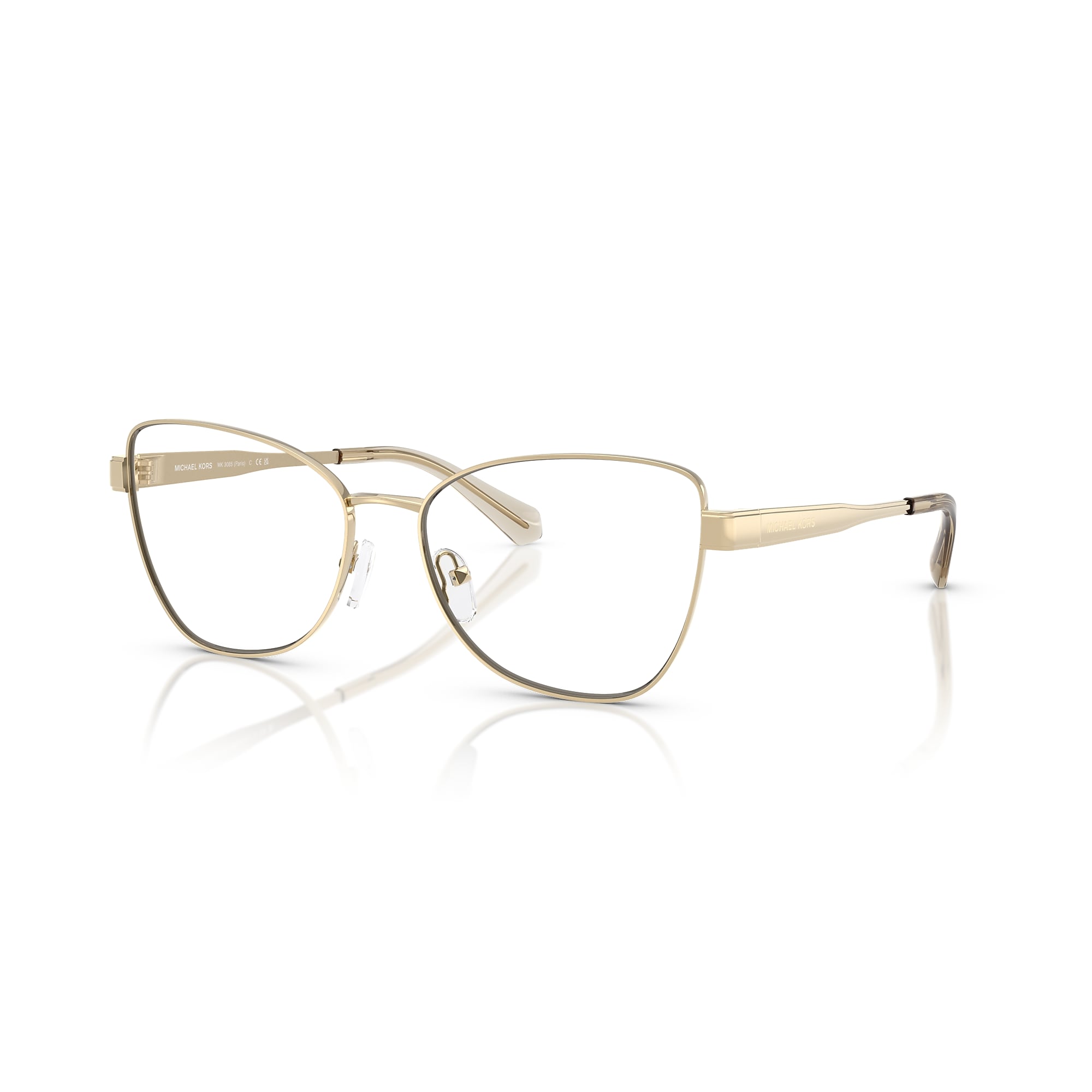 Michael Kors サンハウロハイロットフレムメカネ MK3089 1108 Michael Kors MK3089 São Paulo gold frame