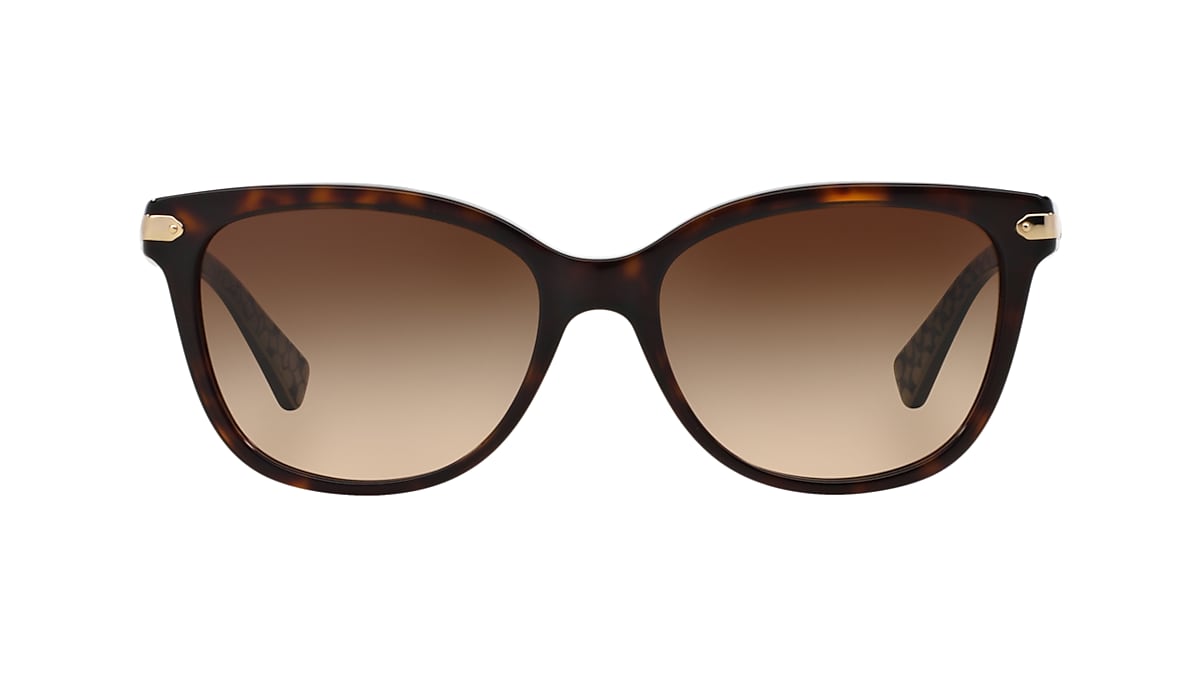 Coach Dark Tortoise Sunglasses Glasses Free Shipping