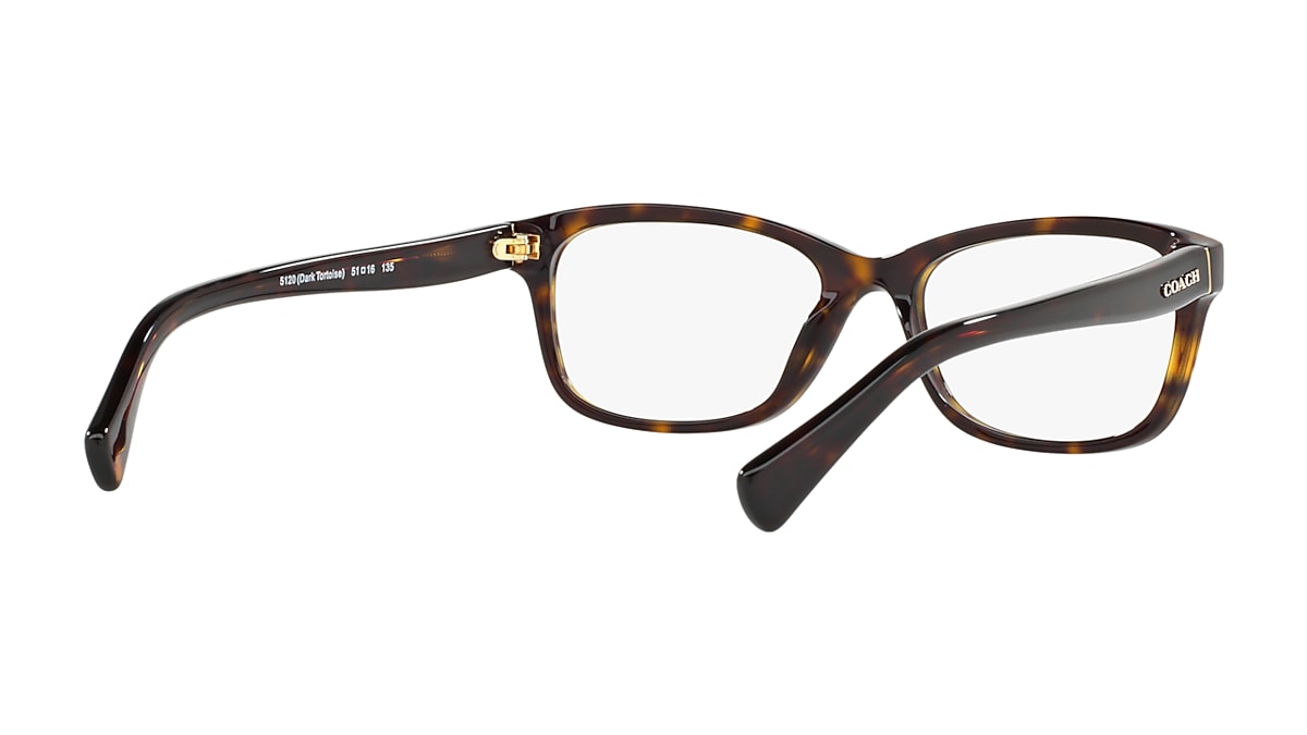 Coach Dark Tortoise Eyeglasses Glasses Free Shipping