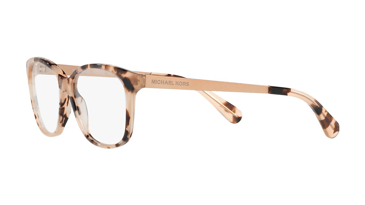 Michael Kors Pink Tortoise Eyeglasses | Glasses.com® | Free Shipping 
