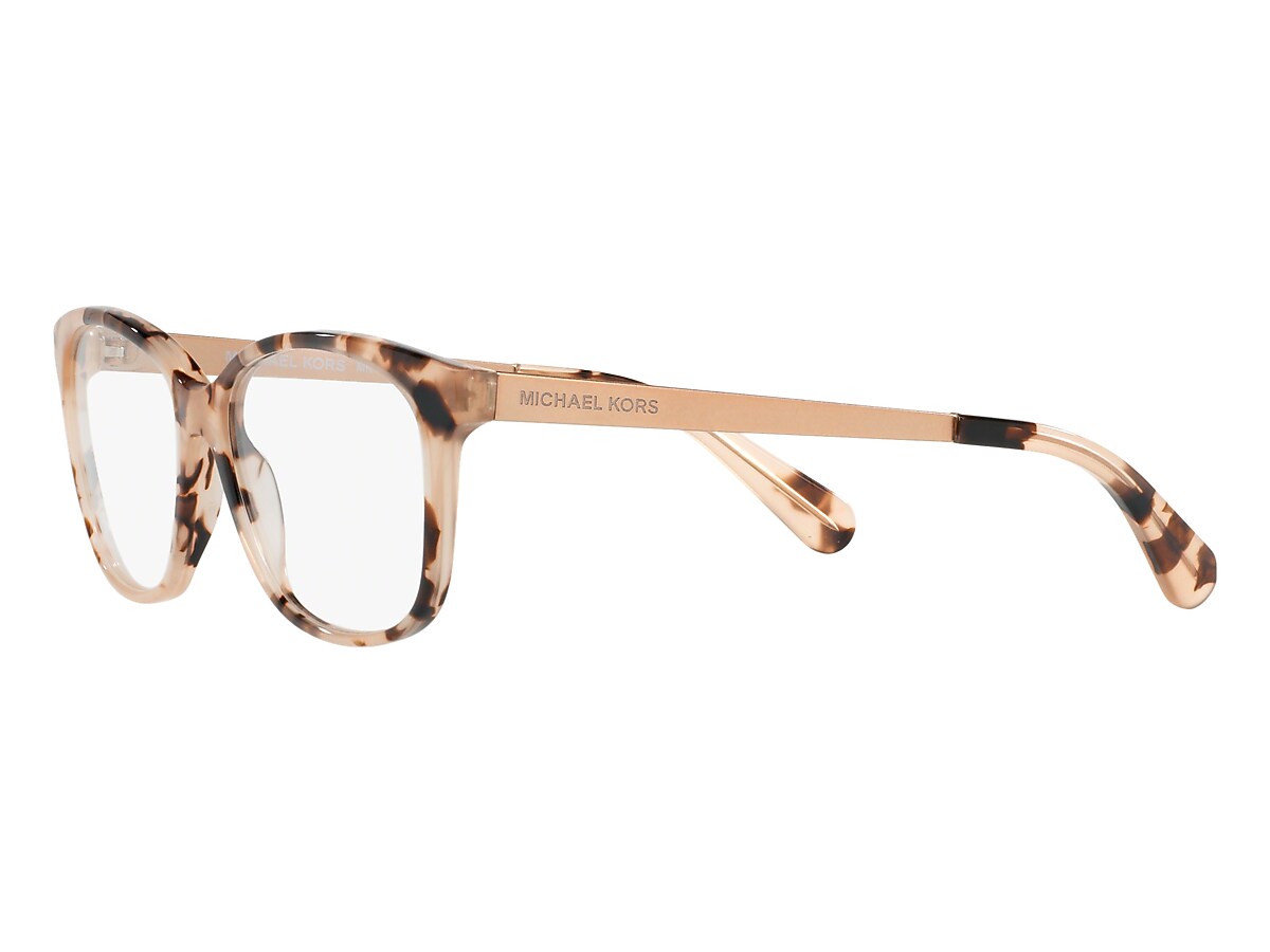 Michael Kors Pink Tortoise Eyeglasses | Glasses.com® | Free Shipping