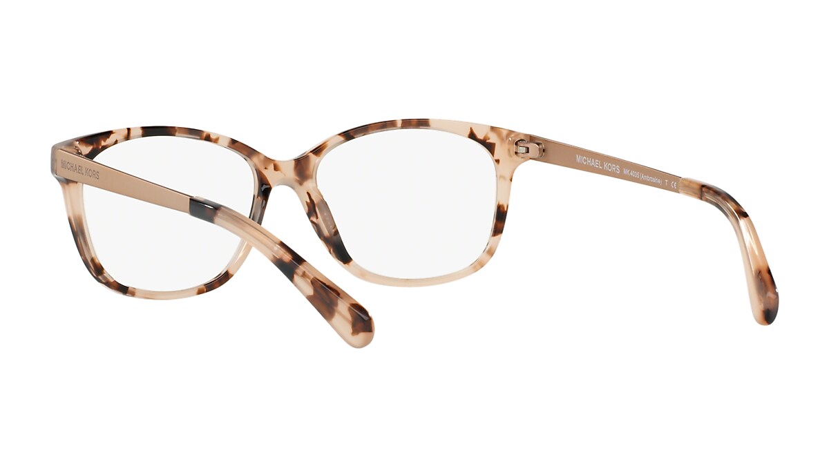Michael Kors Pink Tortoise Eyeglasses | Glasses.com® | Free Shipping