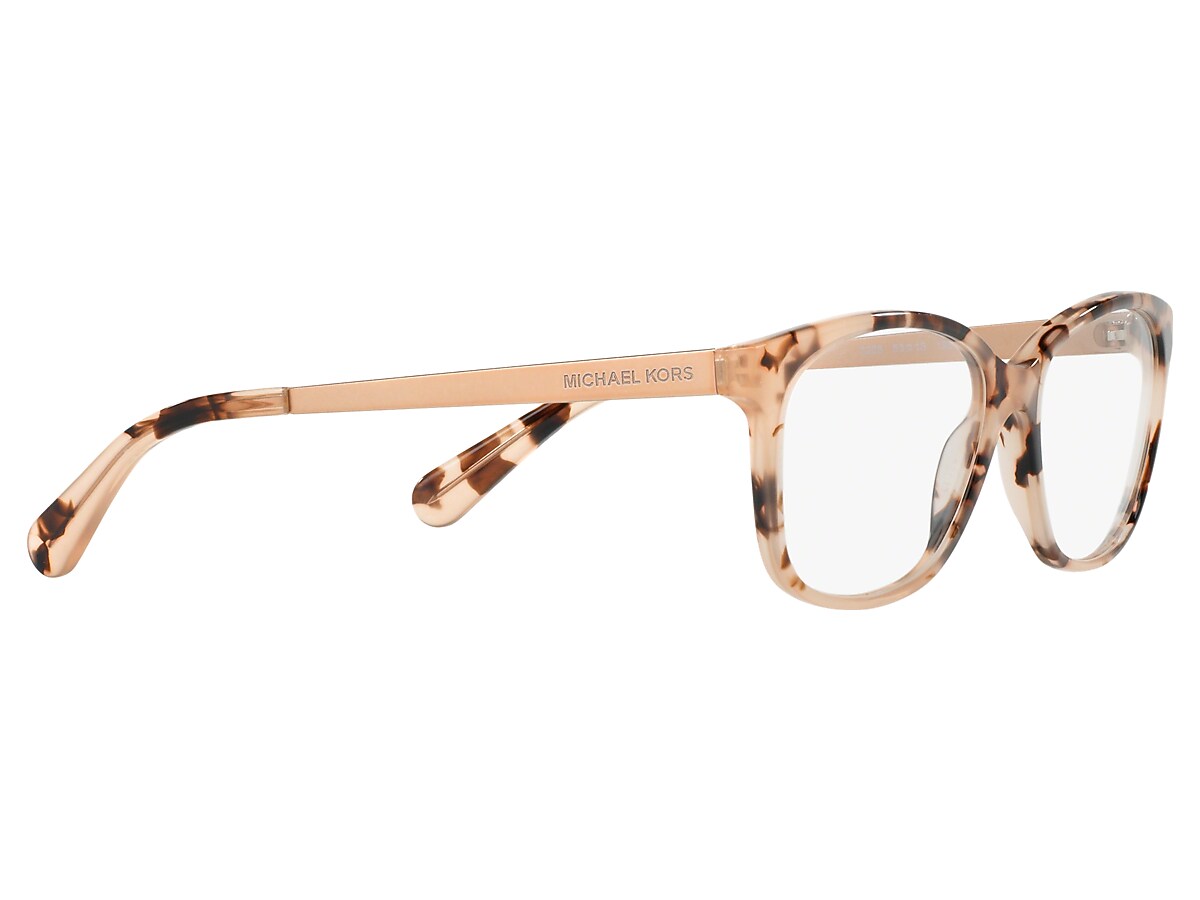 Michael Kors Pink Tortoise Eyeglasses | Glasses.com® | Free Shipping 