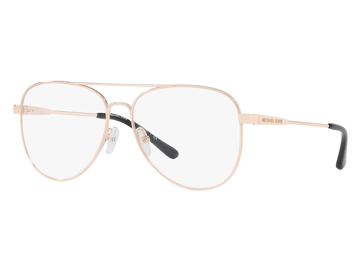 Michael Kors Rose Gold Eyeglasses | Glasses.com® | Free Shipping