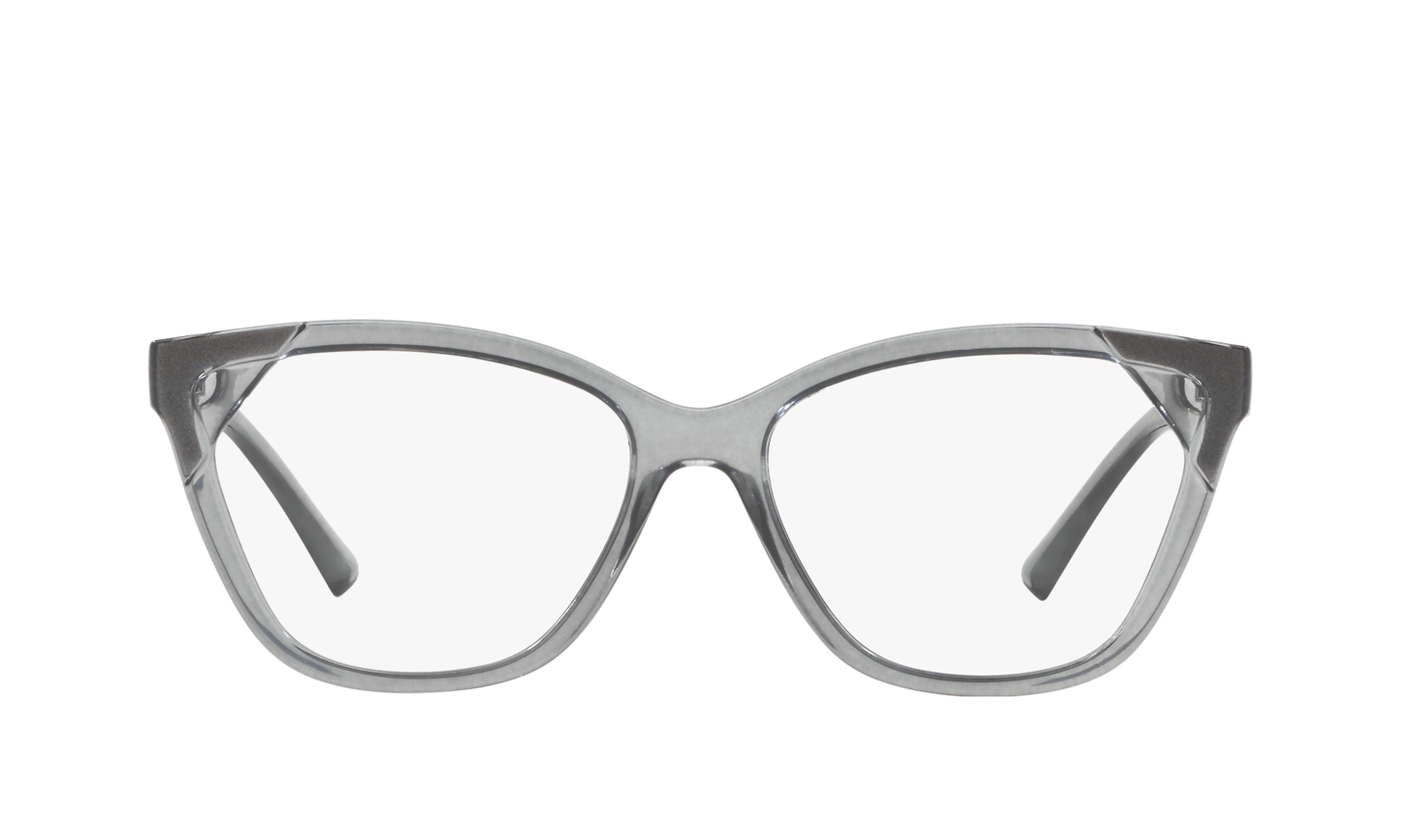 Armani Exchange Transp Smoke/Metallized Grey Eyeglasses ® |  Free Shipping
