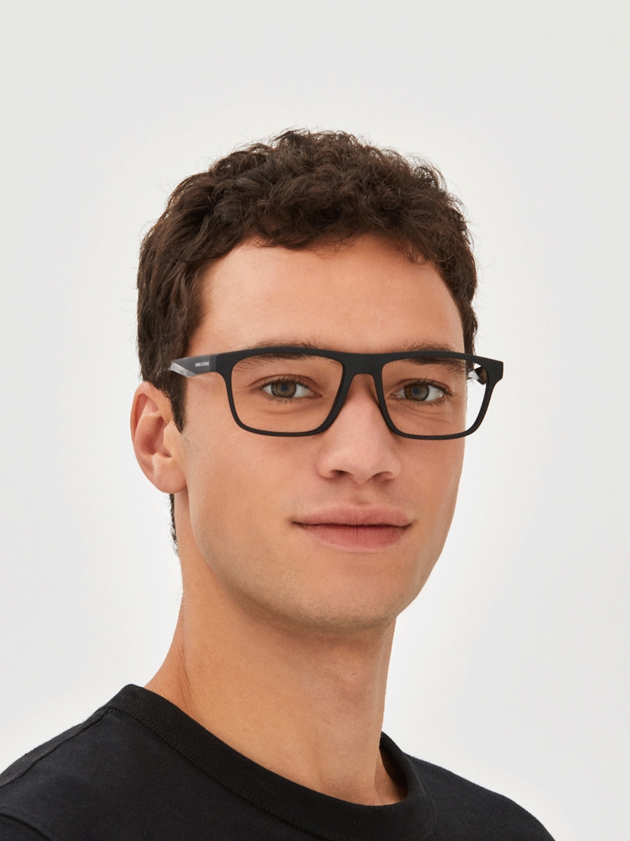 Black armani exchange glasses