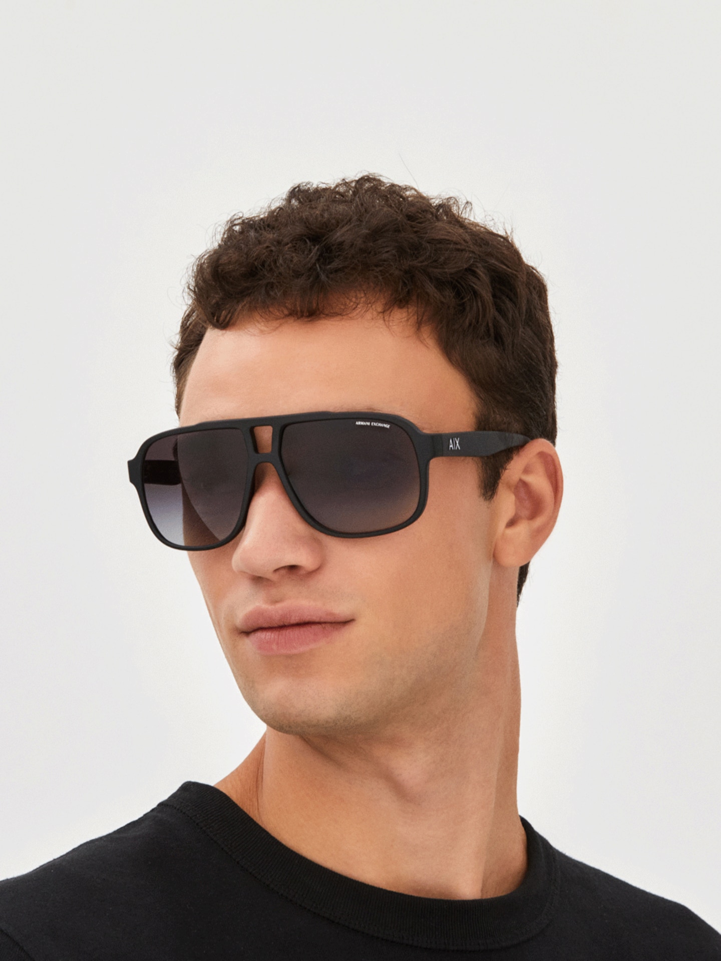 Armani Exchange Matte Black Sunglasses ® | Free Shipping