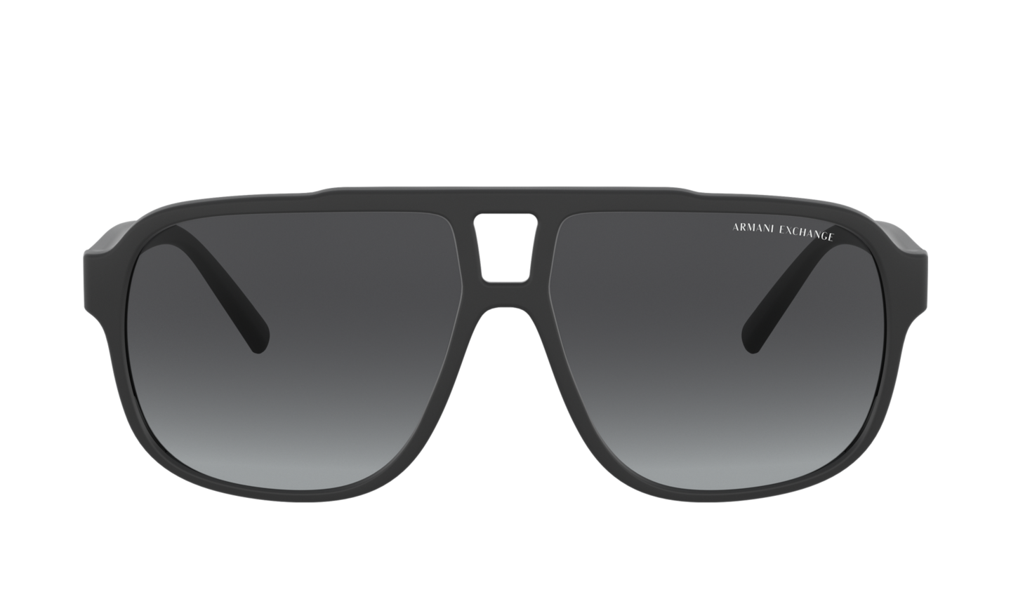 Armani Exchange AX4104S Black Sunglasses | Glasses.com® | Free 