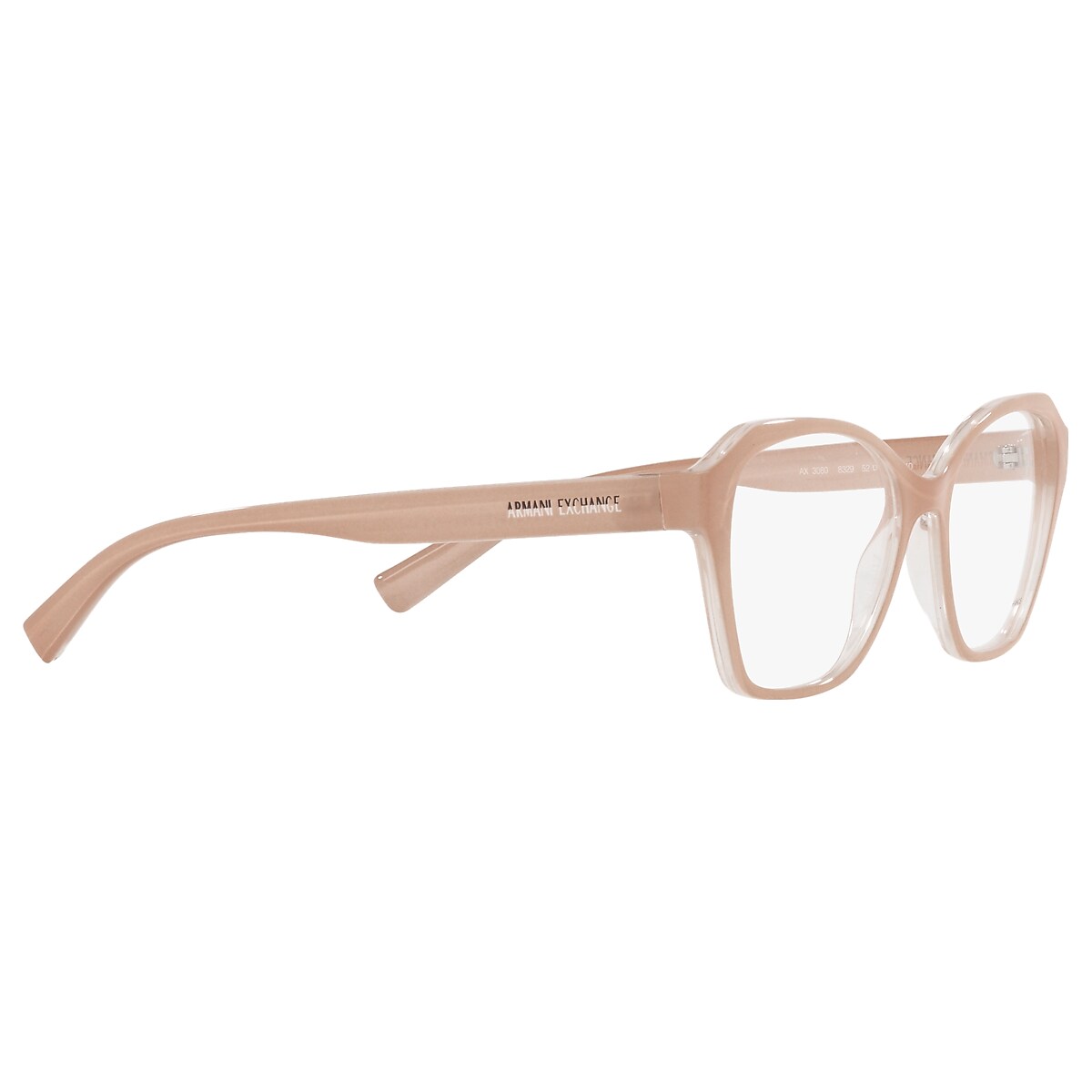 Armani Exchange Top Pink On Crystal Eyeglasses Glasses