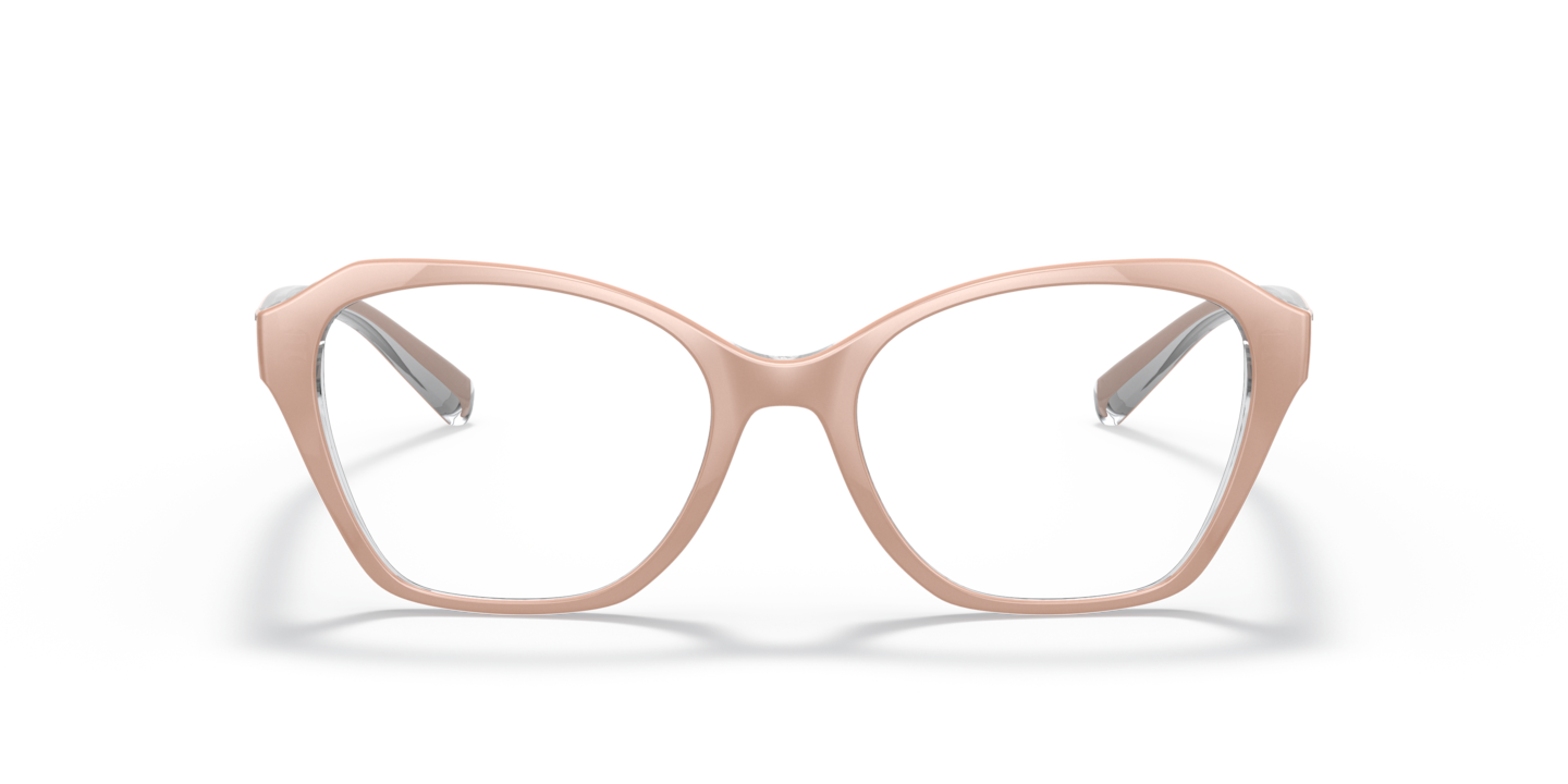 Armani Exchange Top Pink On Crystal Eyeglasses | Glasses.com