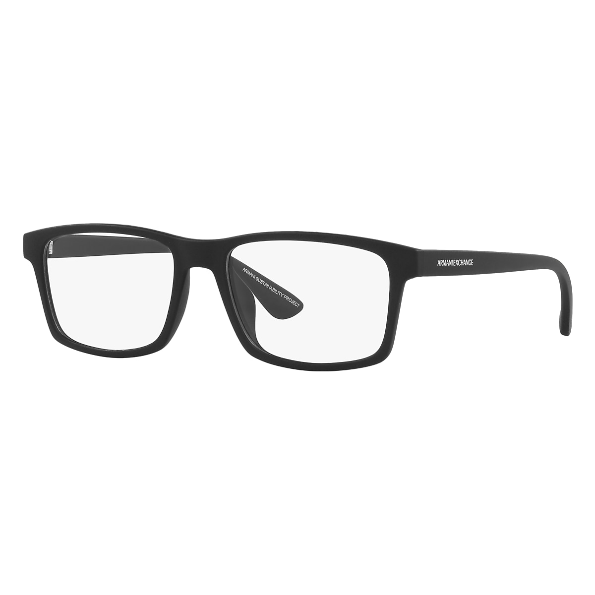 Armani Exchange Matte Black Eyeglasses Glasses Free Shipping