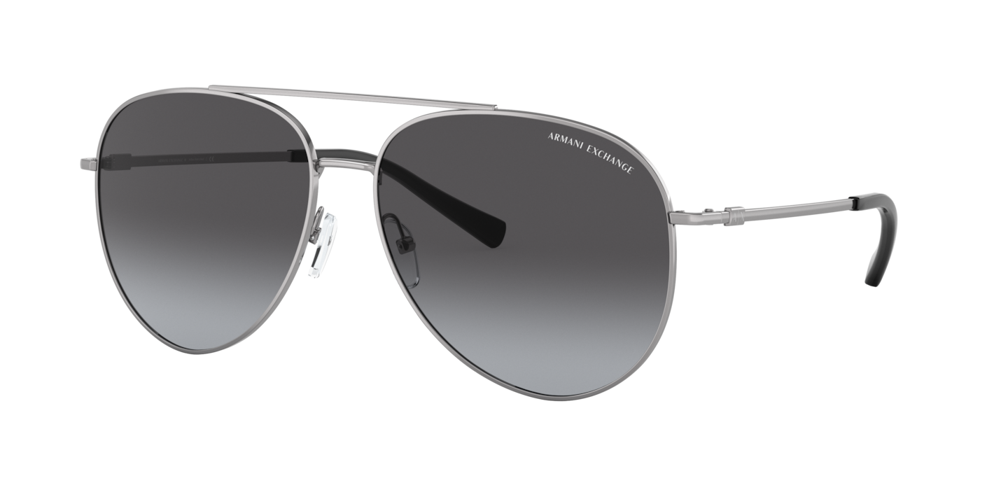 Armani Exchange AX2043S Shiny Gunmetal