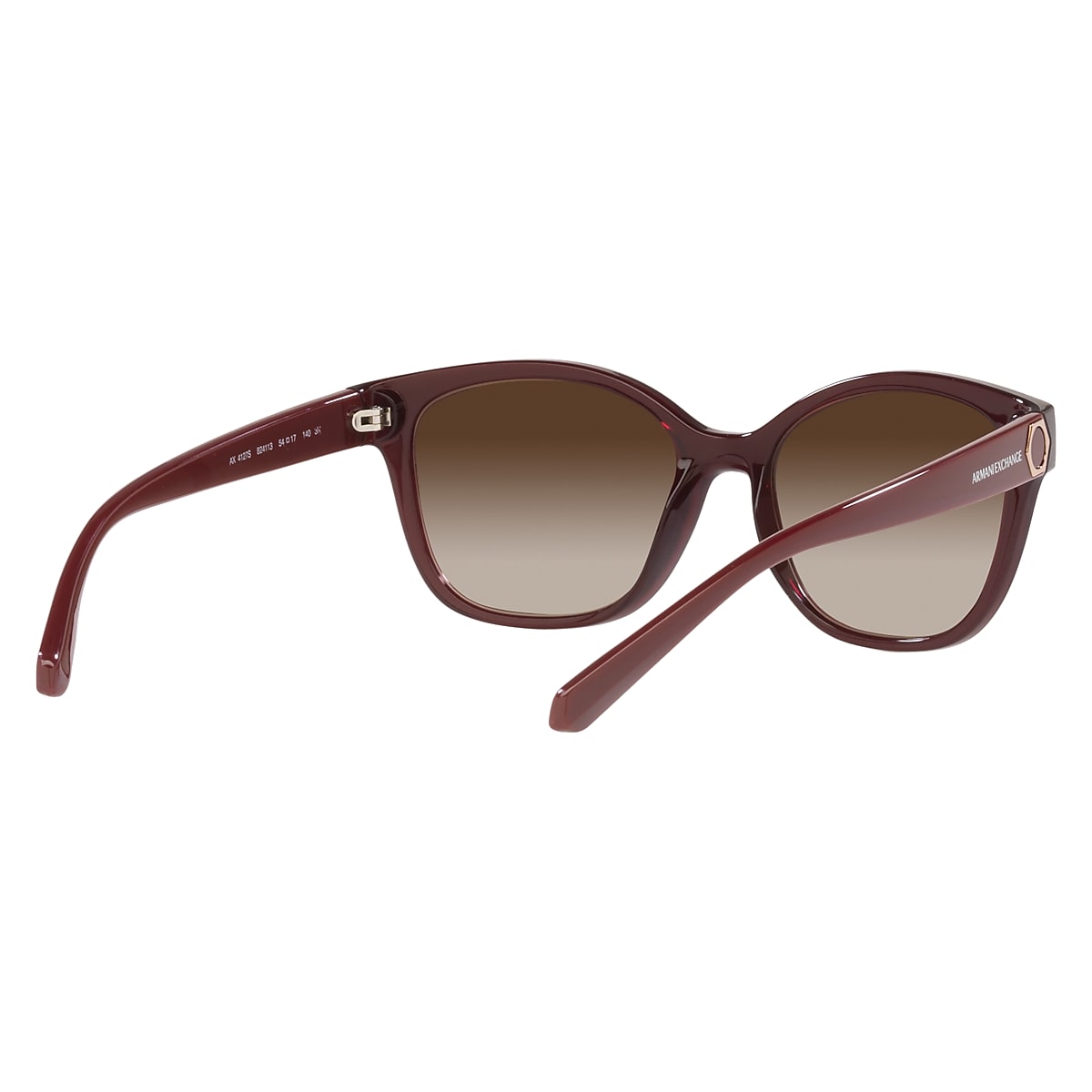 Armani Exchange Shiny Transparent Red Sunglasses ® | Free  Shipping